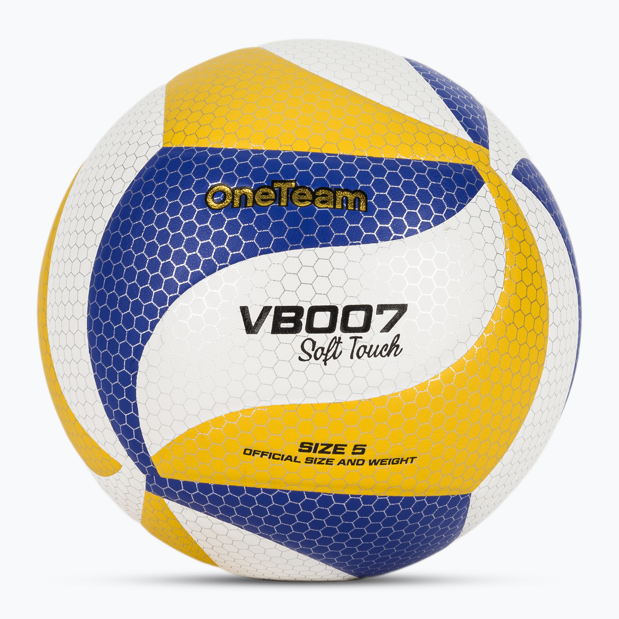 Volejbalová lopta OneTeam VB007 yellow/blue/white size 5