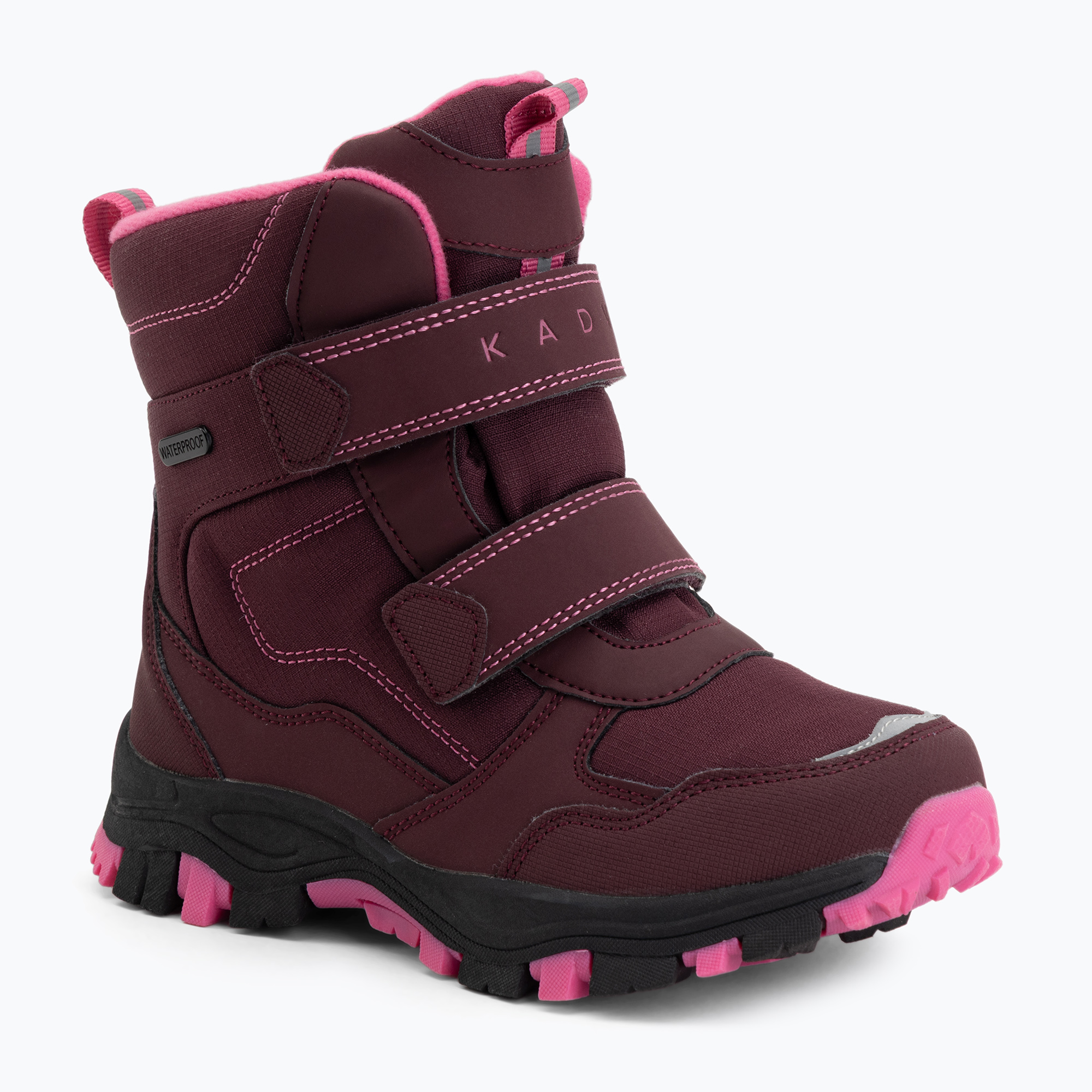 Cizme de zăpadă pentru copii KADVA Snowey Mid WP roz