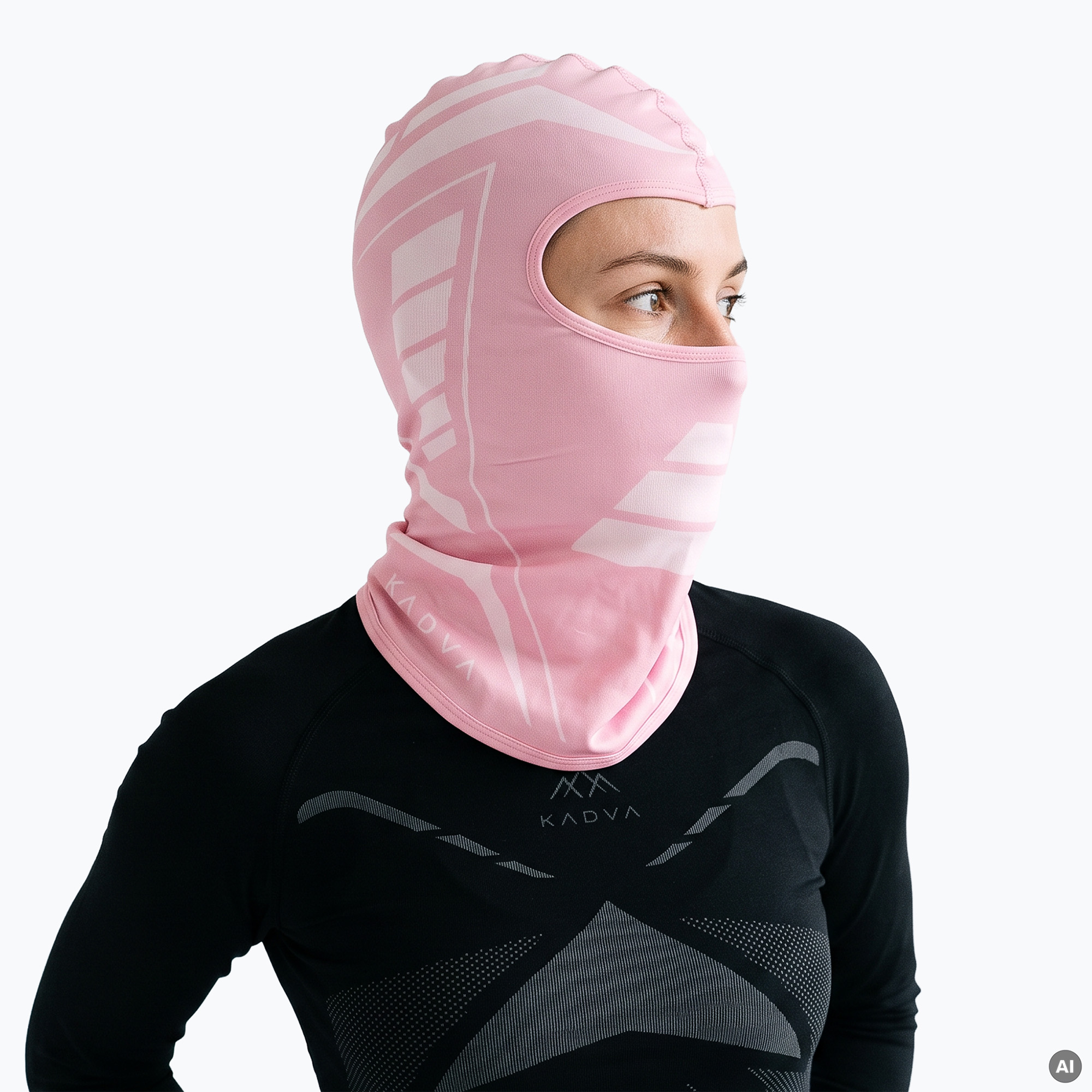 Дамска маска за лице KADVA Elevate Seamless розова