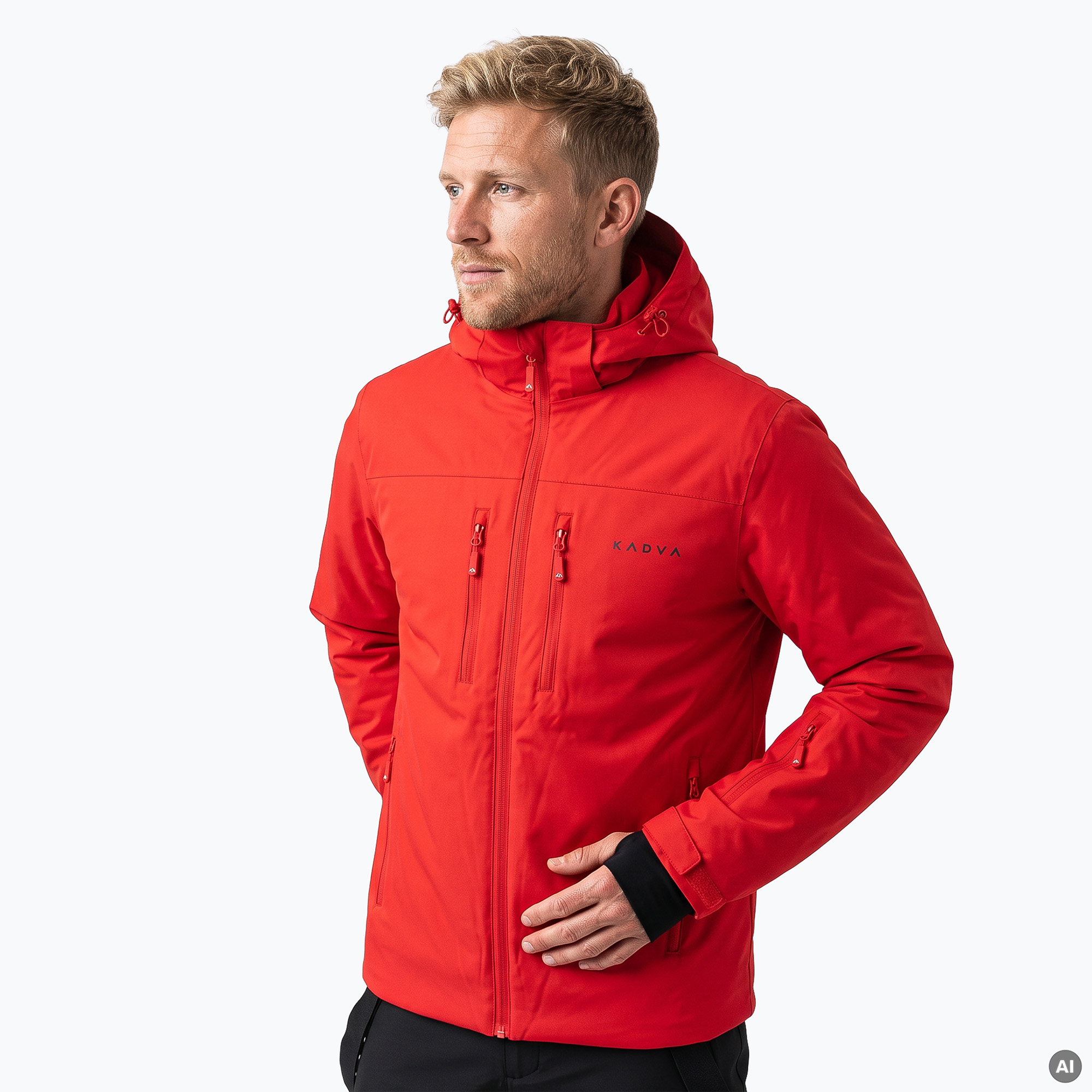 Мъжко ски яке KADVA Edge X Jacket червено