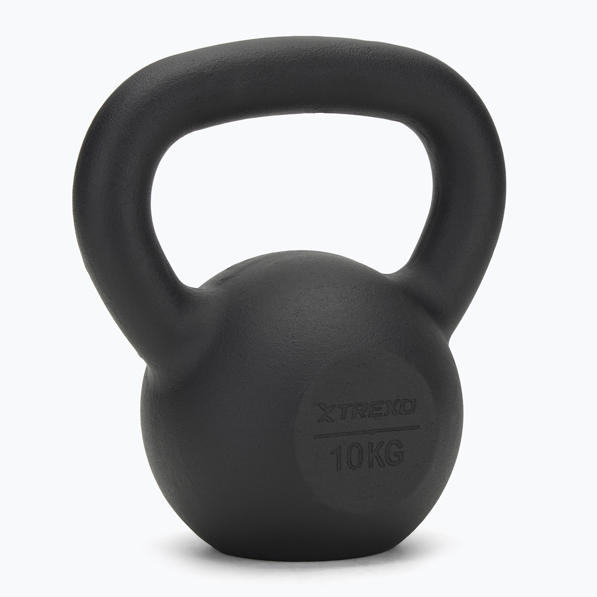 Kettlebell in ghisa TREXO 10 kg nero