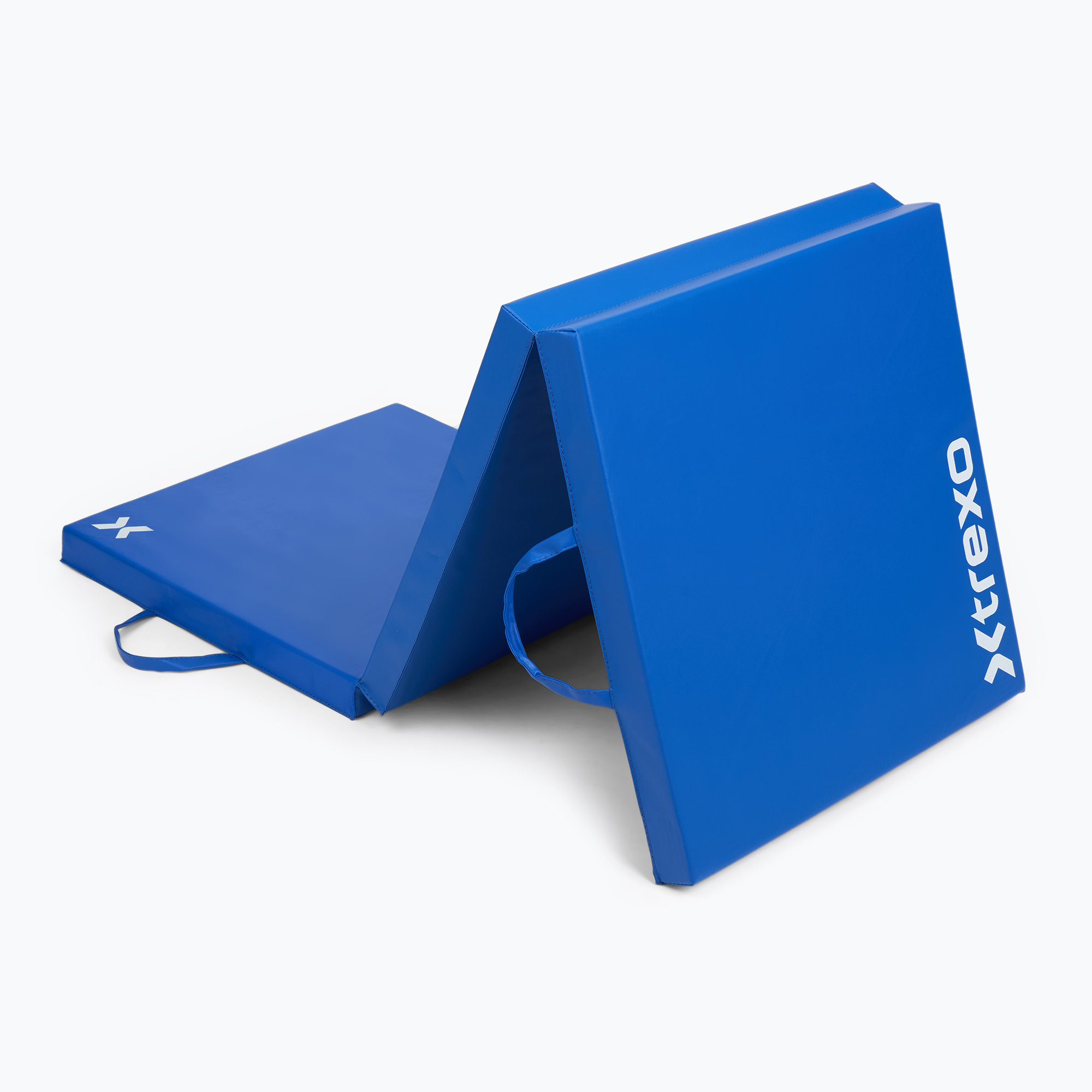 Skládací gymnastická matrace XTREXO 180 x 60 x 5 cm blue