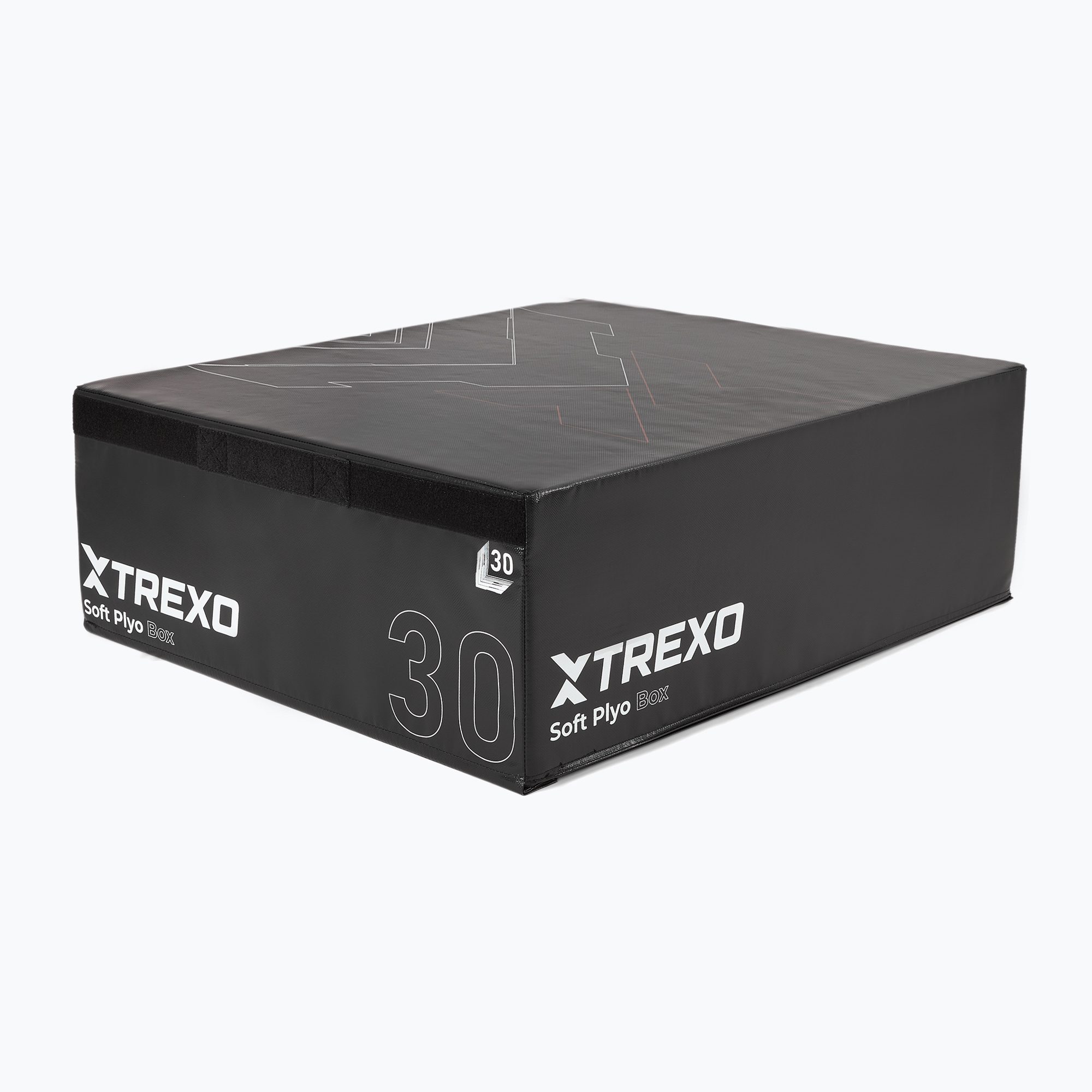 Skrzynia plyometryczna składana TREXO 30 cm czarny 