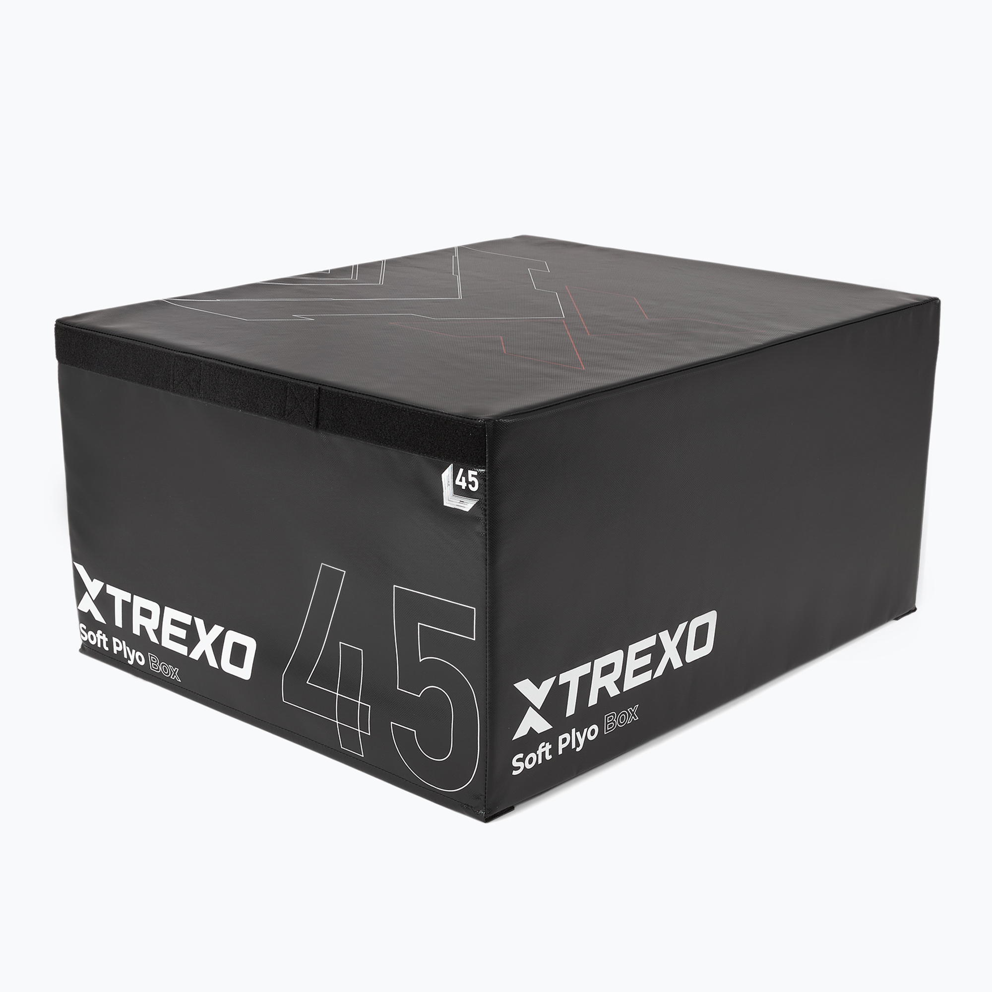 Skrzynia plyometryczna składana TREXO 45 cm czarny 
