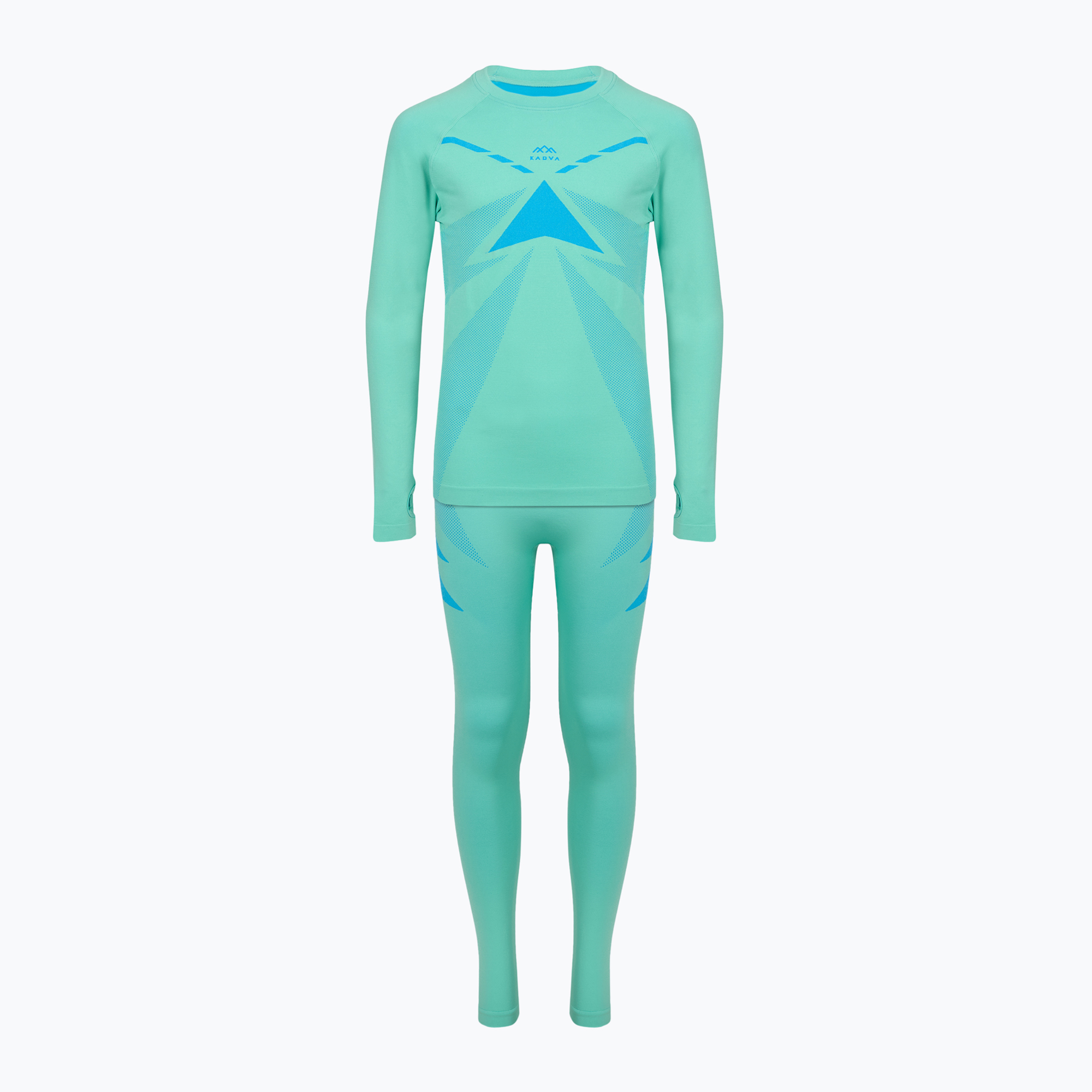 Zestaw bielizny termoaktywnej dla dzieci KADVA ALPINESTEP THERMO LIGHT PLUS JRG SET niebieski