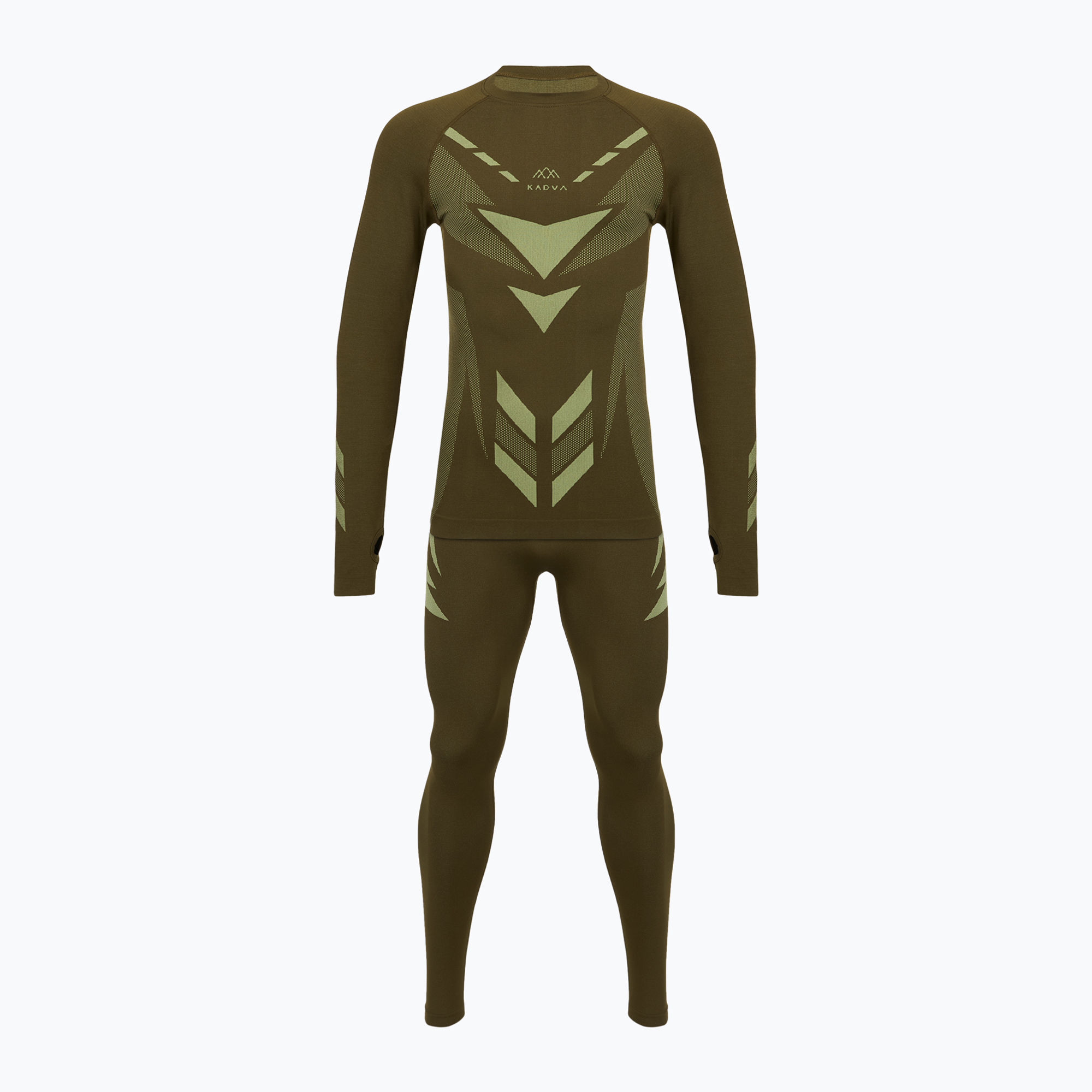 Мъжки комплект термобельо KADVA Alpinestep Thermo SH Light Plus Set Green