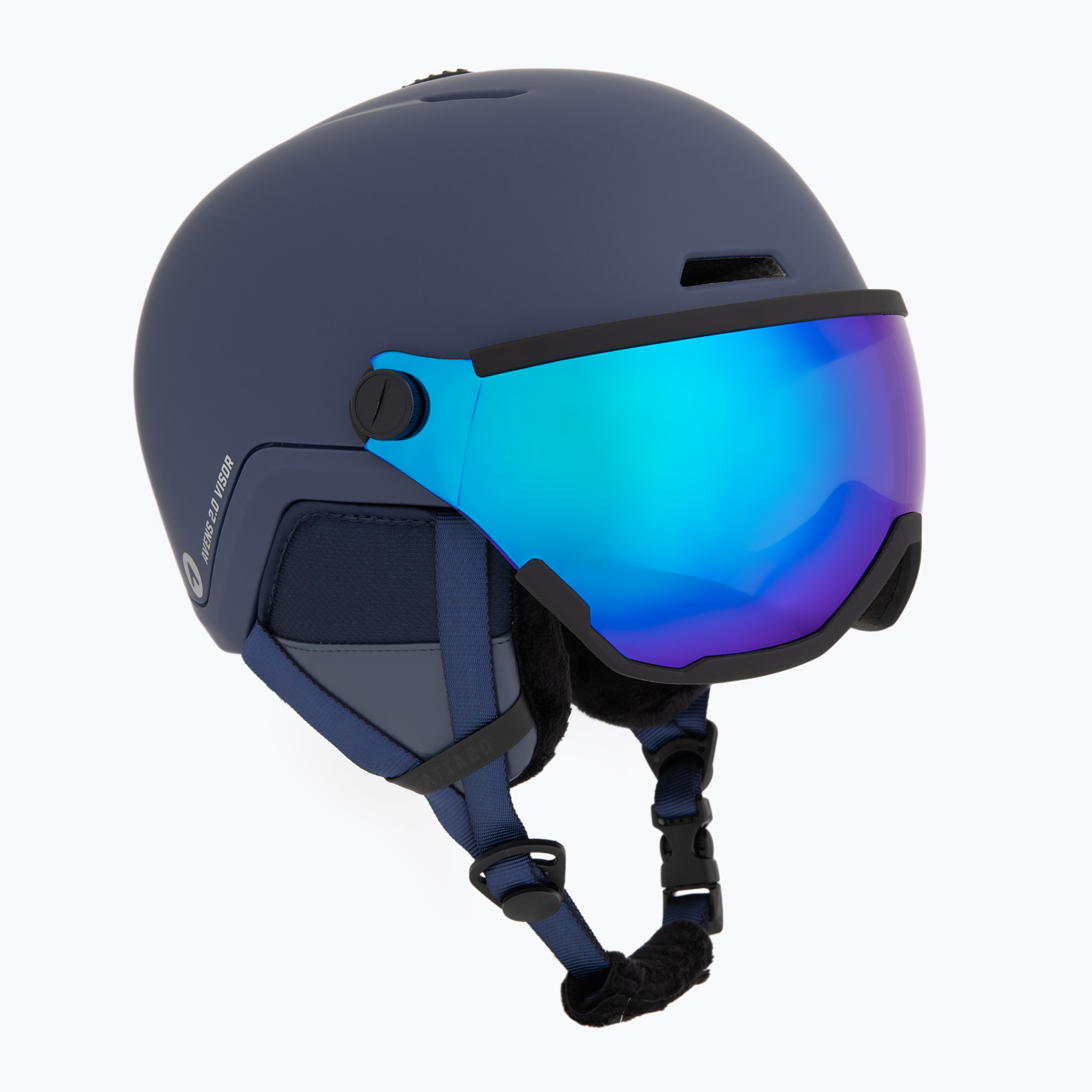 Detská lyžiarska prilba ATTABO Avens 2.0 Jr Visor dark blue