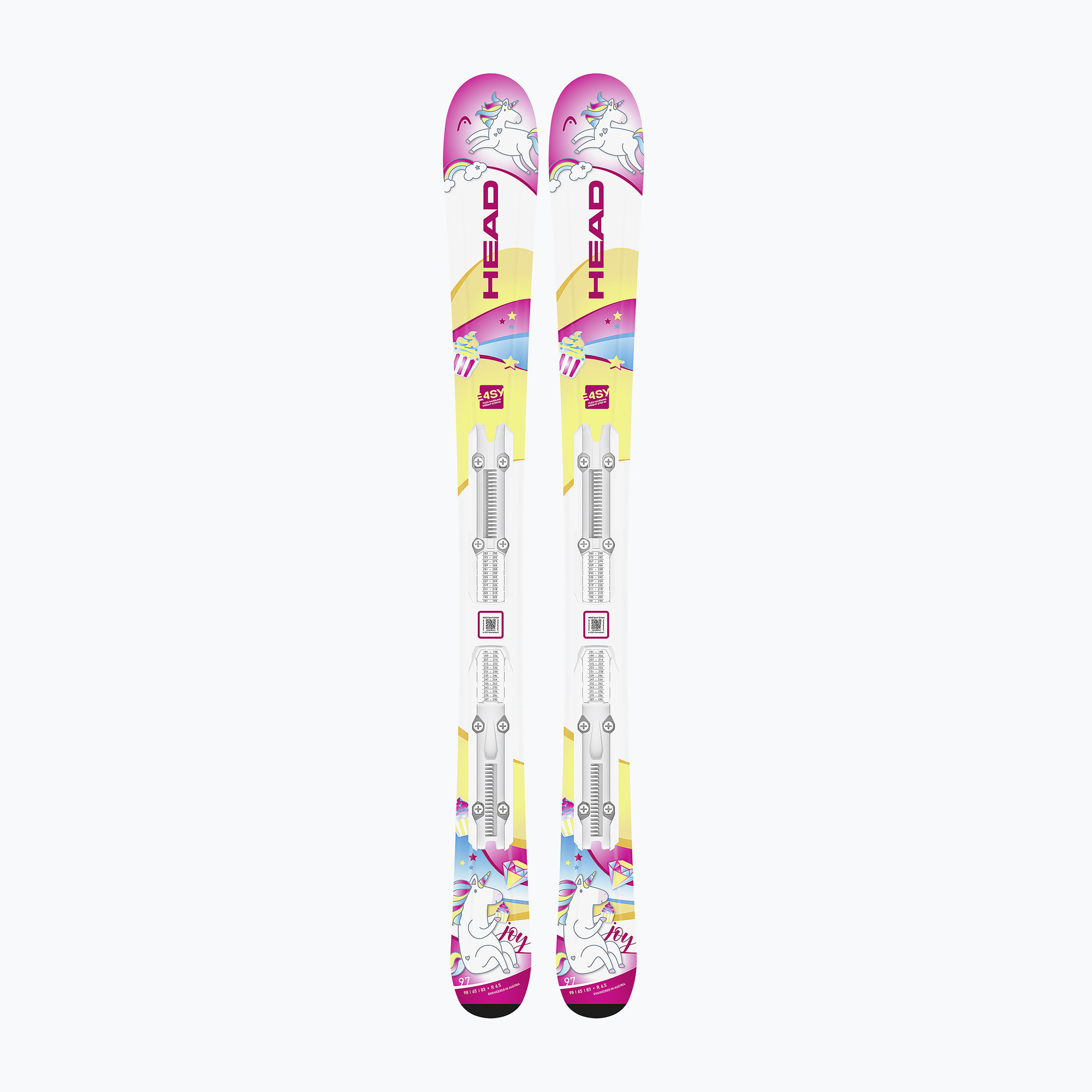 Детски ски за спускане със ски автомати HEAD Unicorn Easy JRS   Jrs 4.5 GW CA unicorn