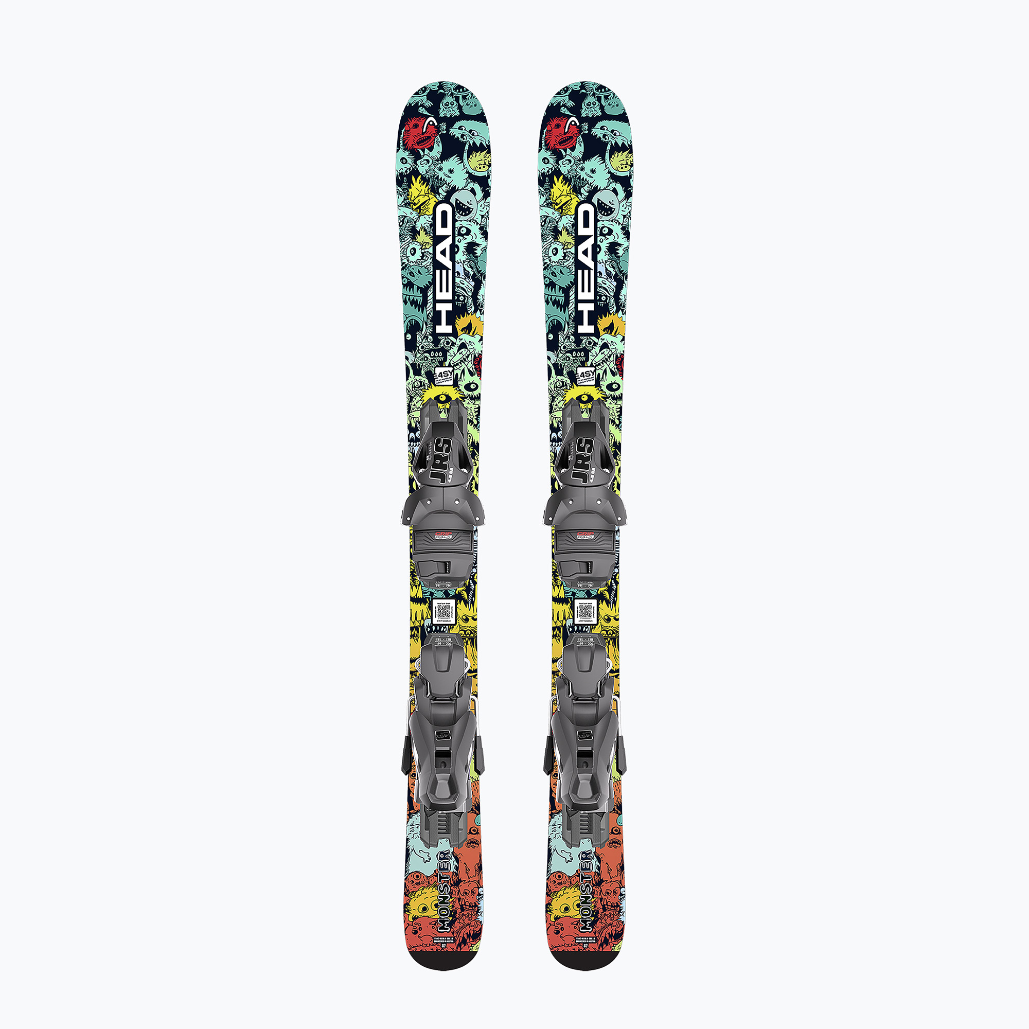 Детски ски за спускане със ски автомати HEAD Monster Easy JRS   Jrs 4.5 GW CA white/black