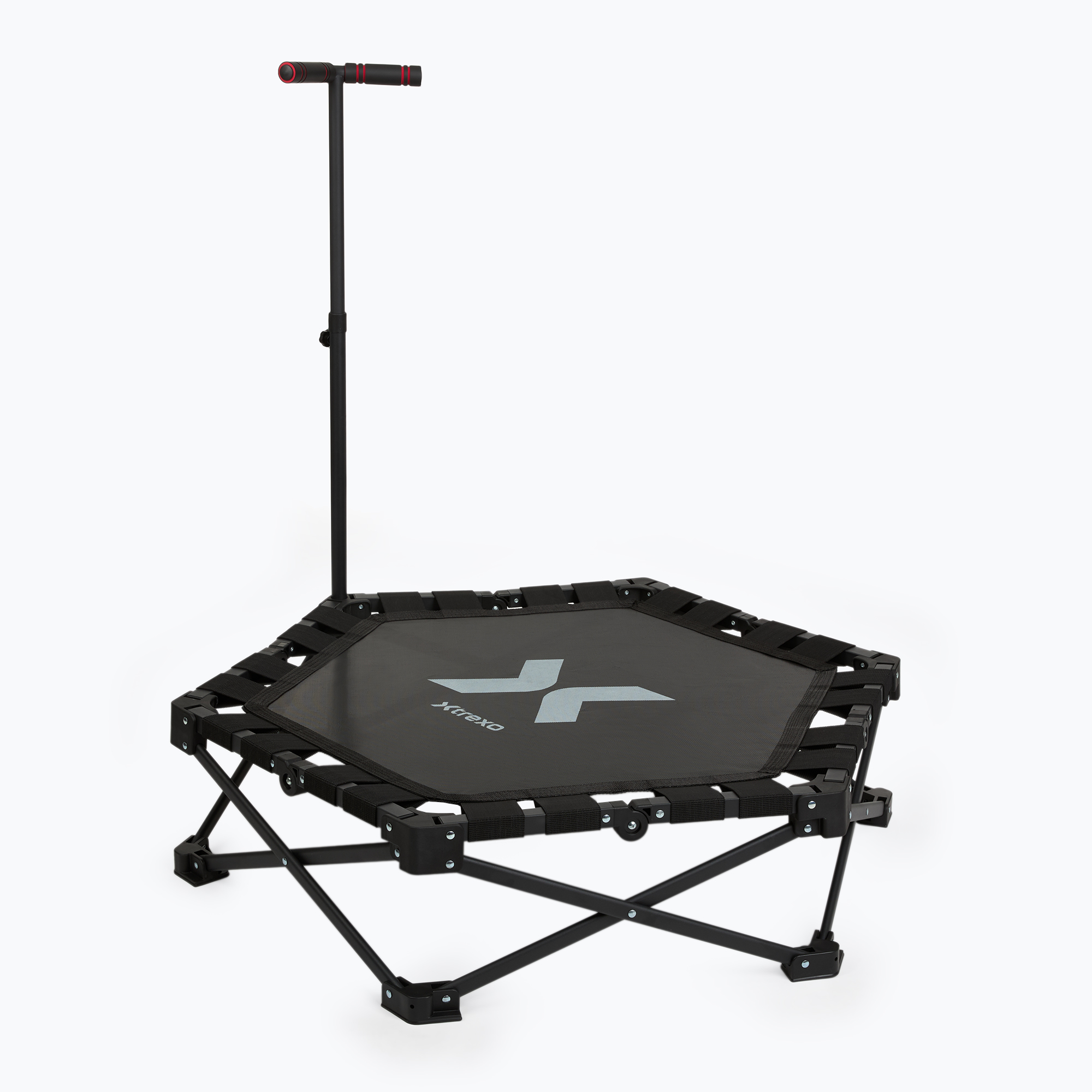 Trampolína XTREXO Hop&Side skladacia čierna
