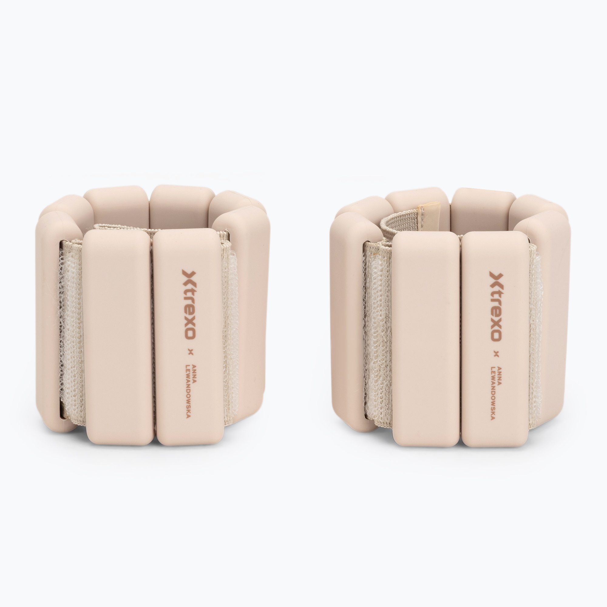 Greutăți pentru glezne și încheieturi XTREXO x Anna Lewandowska Bangles 205 Beige