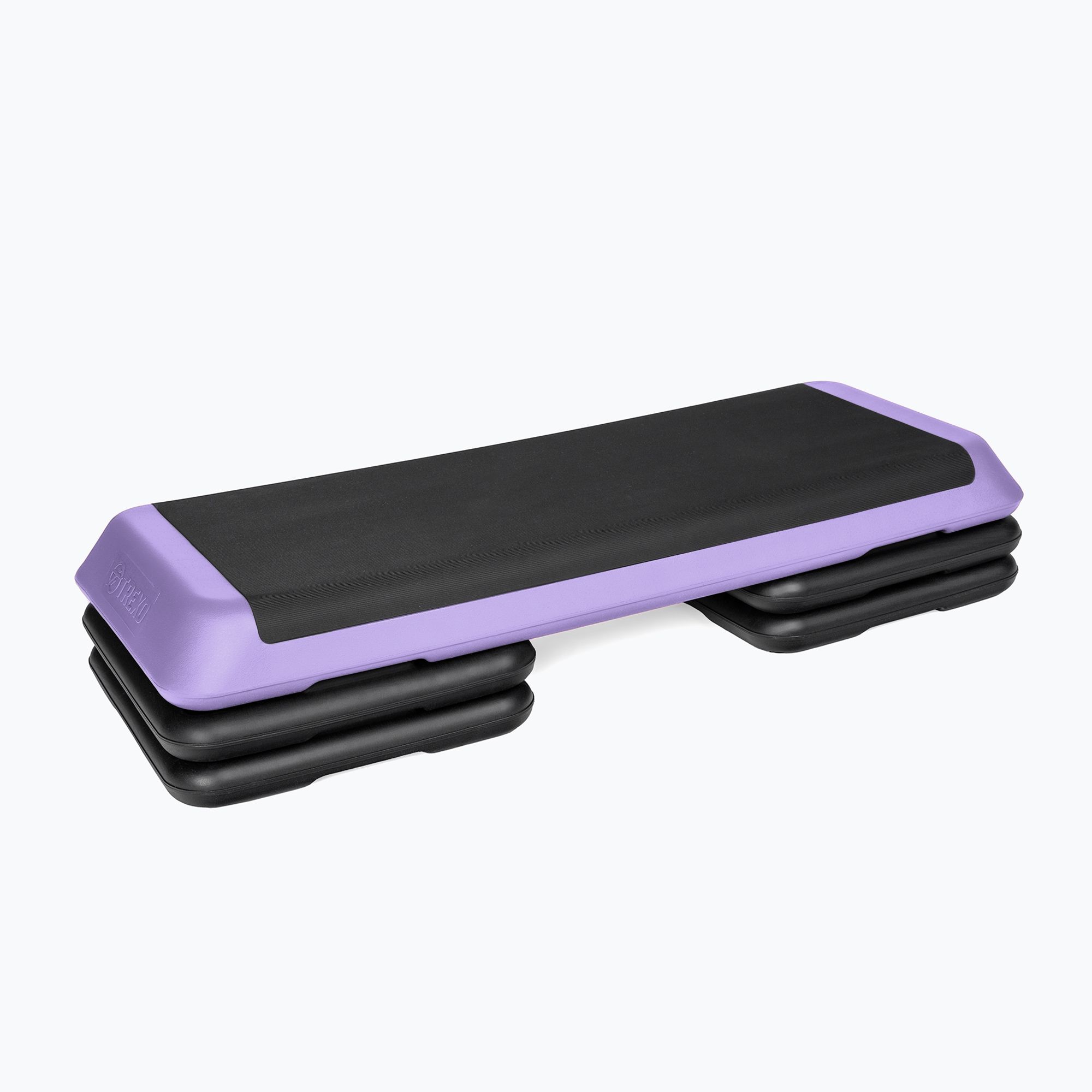 Step do aerobiku TREXO Aerobic max stability fioletowy 