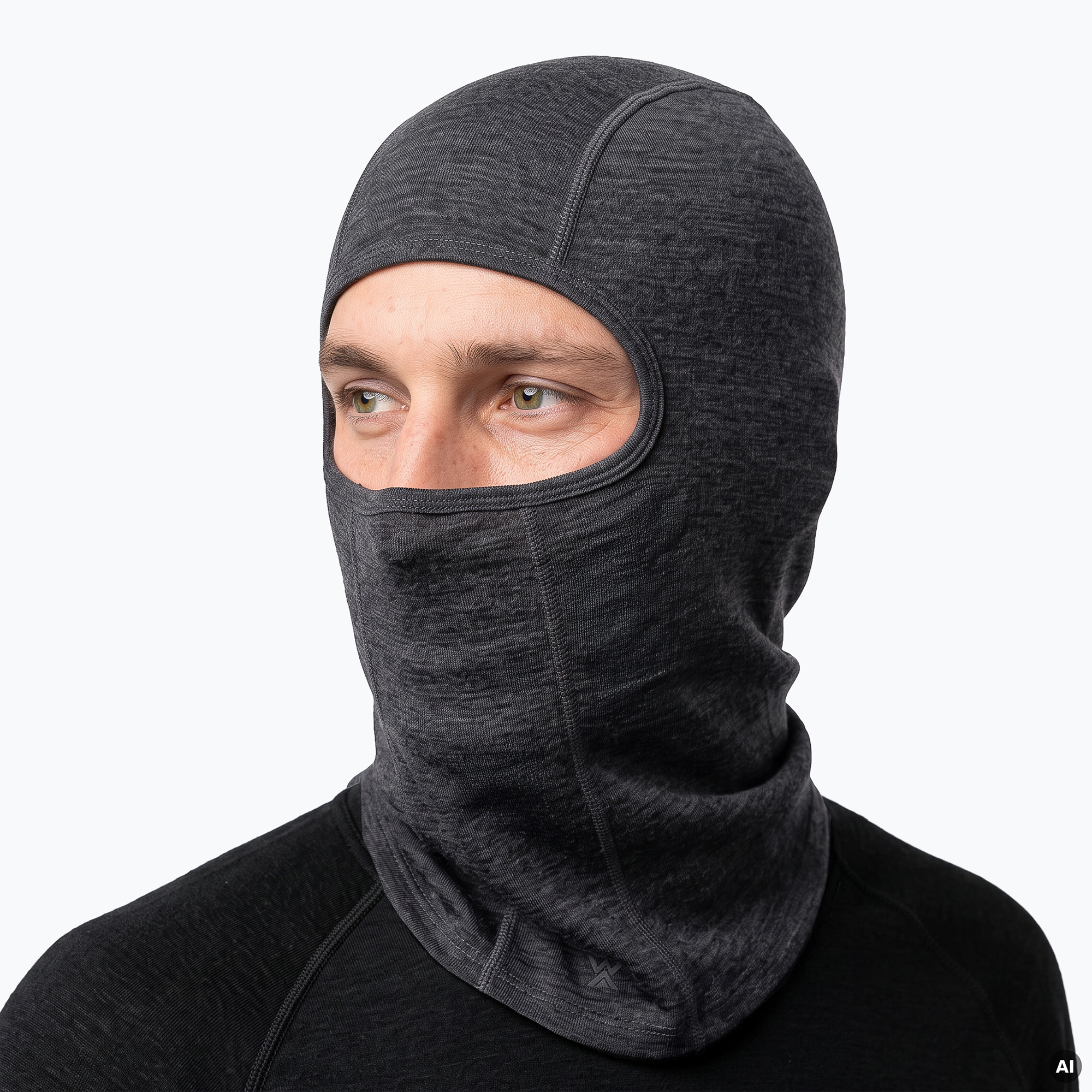 Шапка маска Woolcano BAL1116 Szary