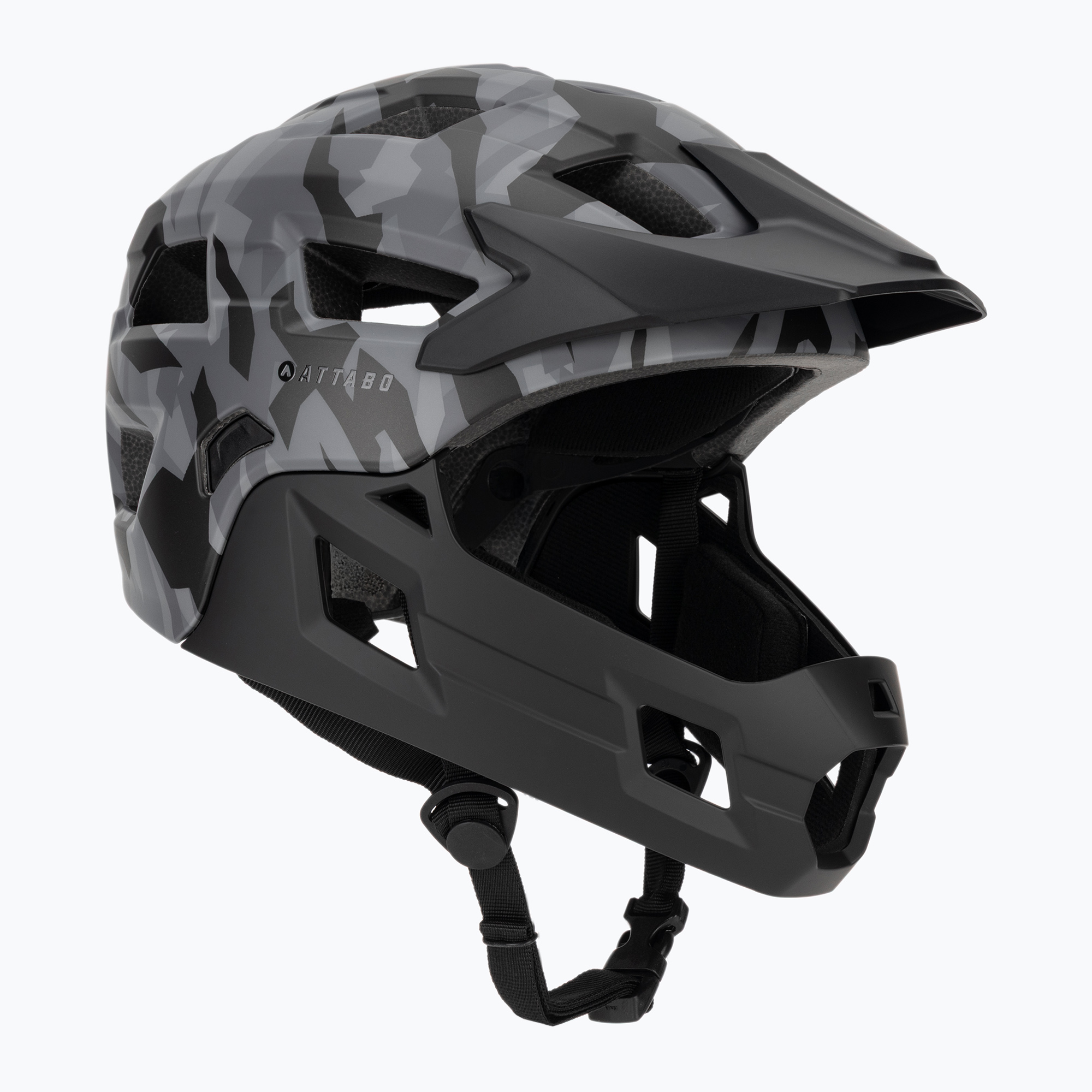Cască de ciclism pentru copii ATTABO Predator full face gray