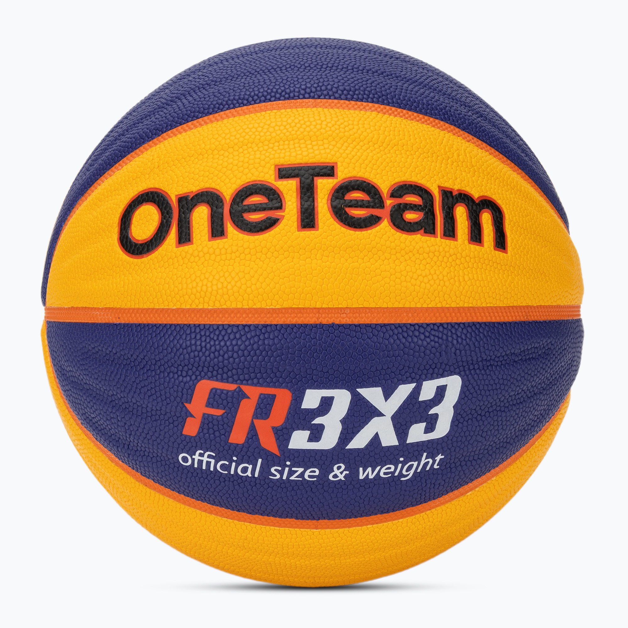 Топка за баскетбол  OneTeam Rim Rush Fiba 3x3 blue