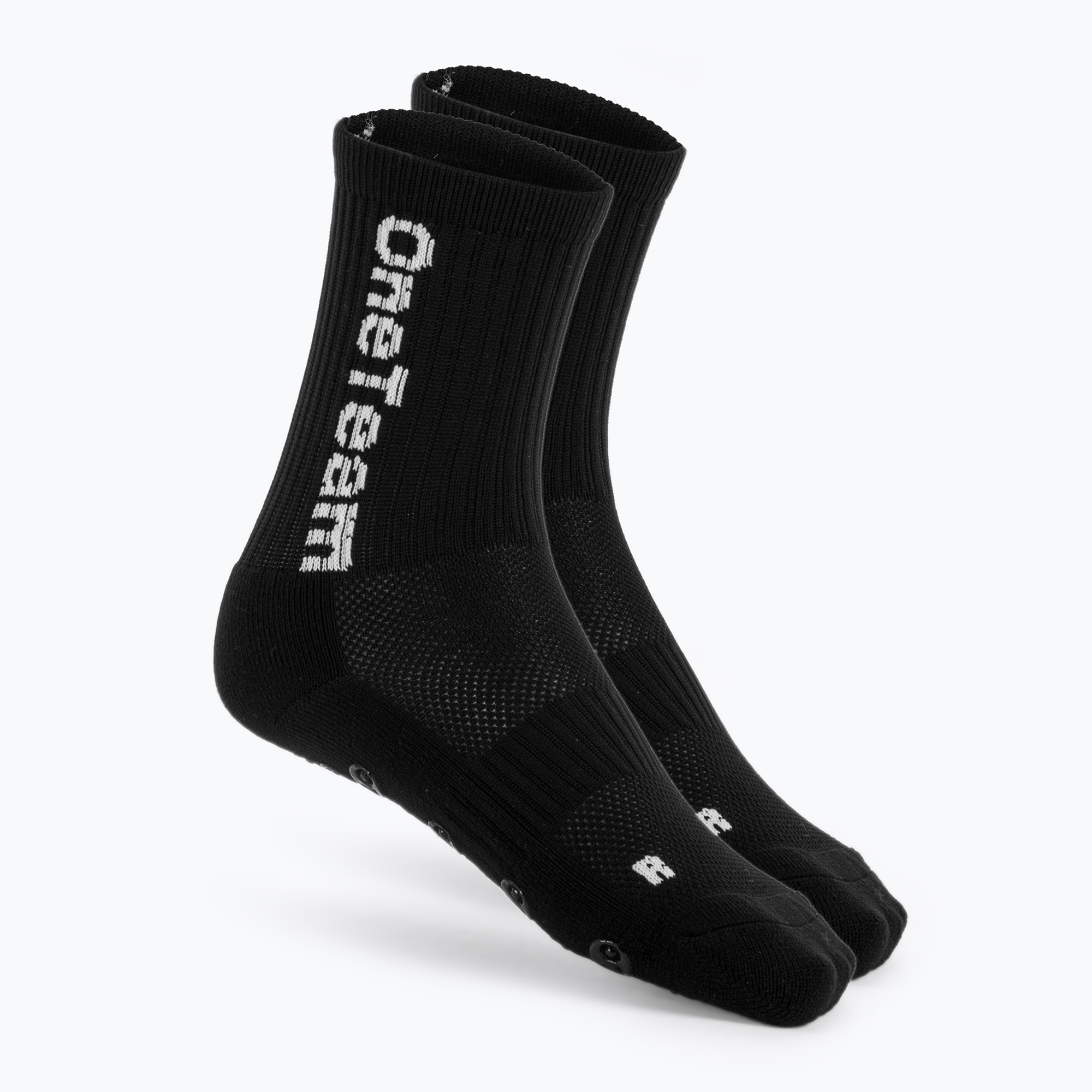 Детски футболни чорапи OneTeam Precision Grip non-slip 2-pack black