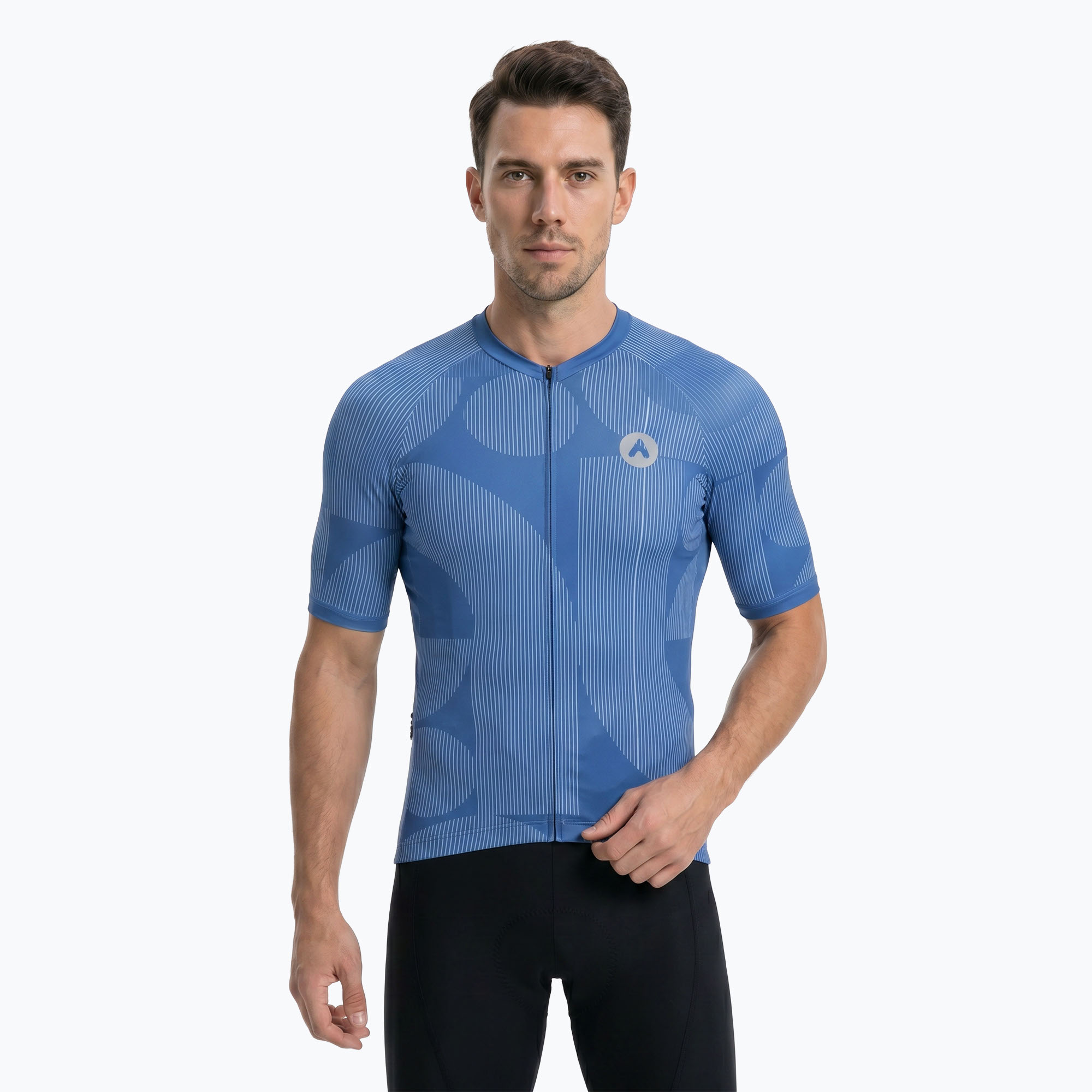 Tricou de ciclism pentru bărbați ATTABO Vites navy blue