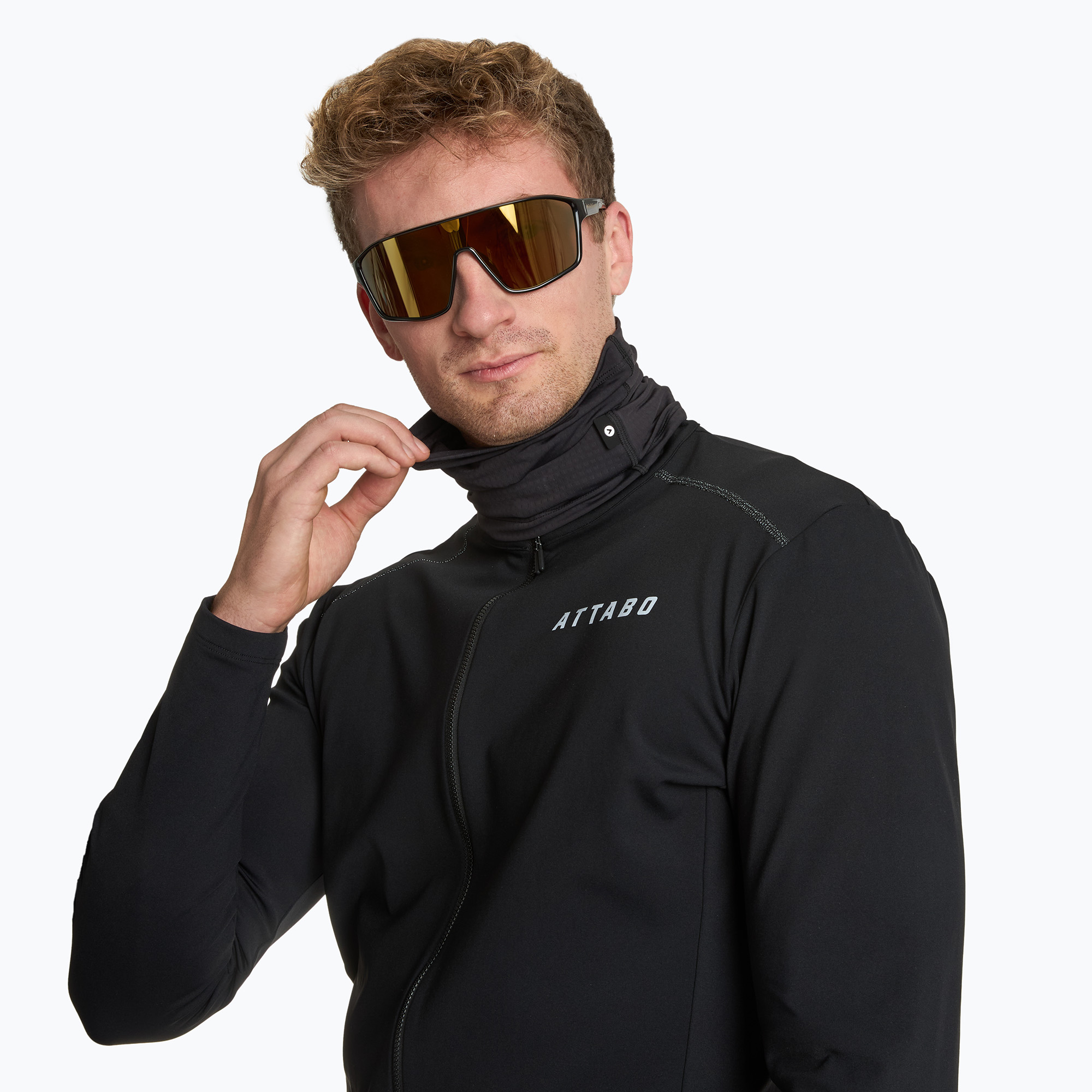 Шал комин за колоездене ATTABO LOREEF MULTIFUNCTIONAL BAND ватиран black