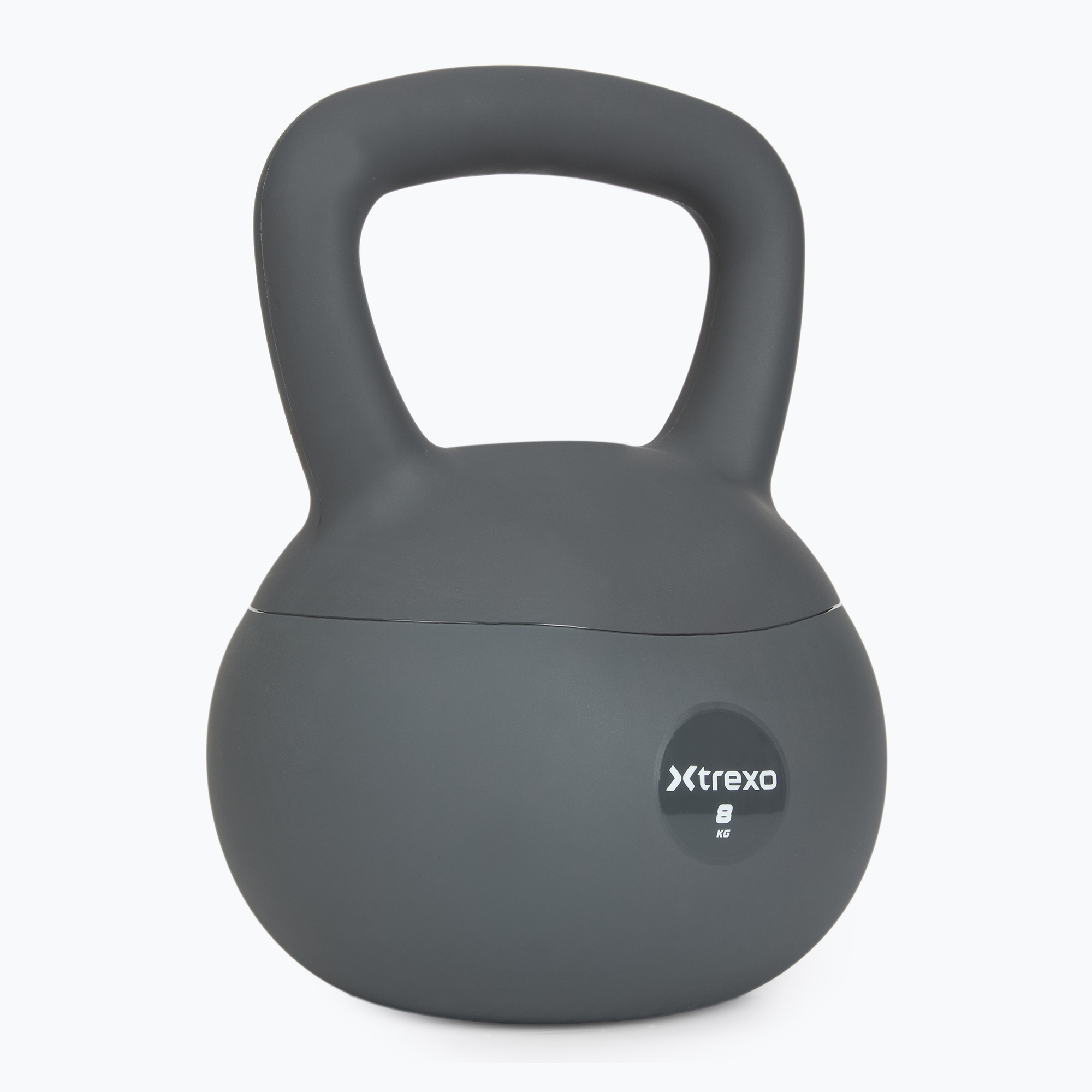 Kettlebell miękki XTREXO 8 kg szary 