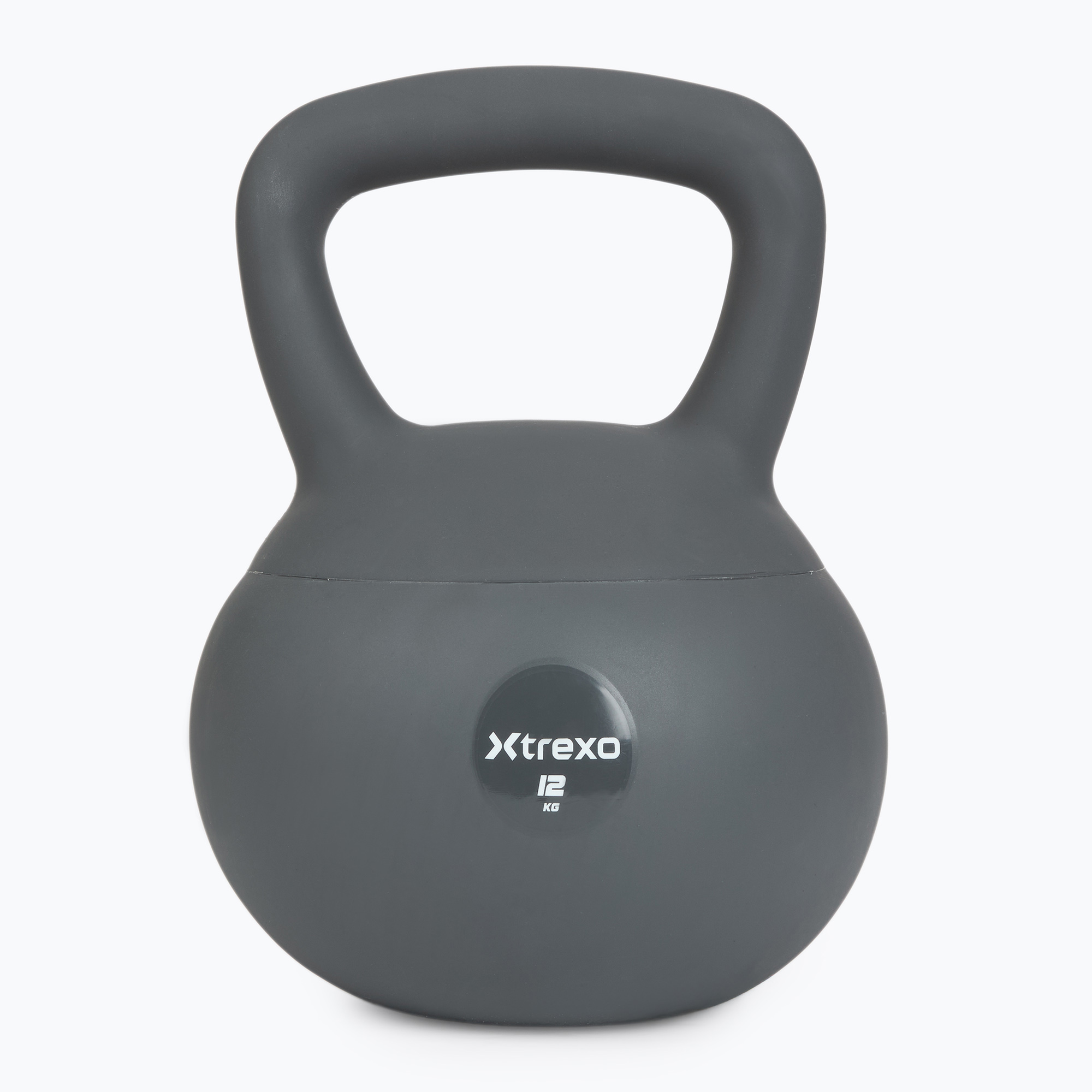 Kettlebell miękki XTREXO 12 kg szary 