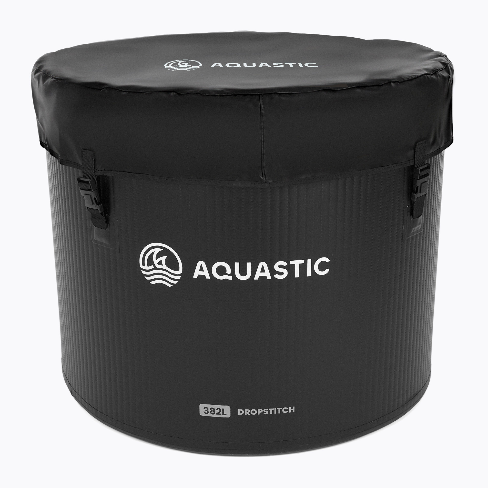 Piscină AQUASTIC do morsowania BrrFree 382L dropstitch negru