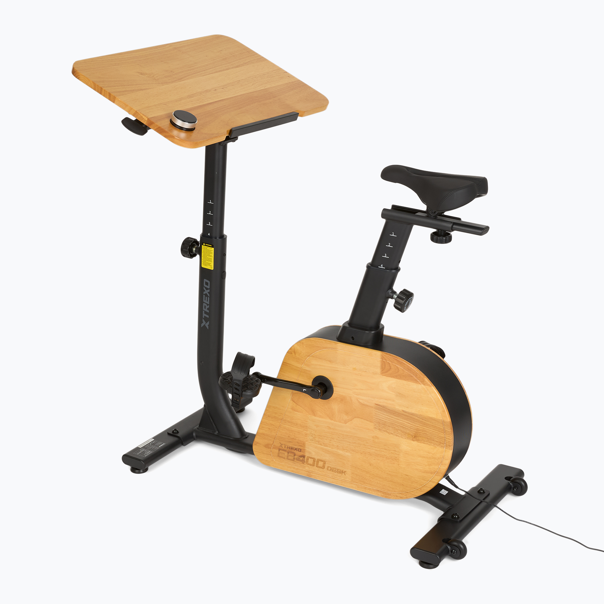 Rower elektryczny TREXO EB400-desk czarny 