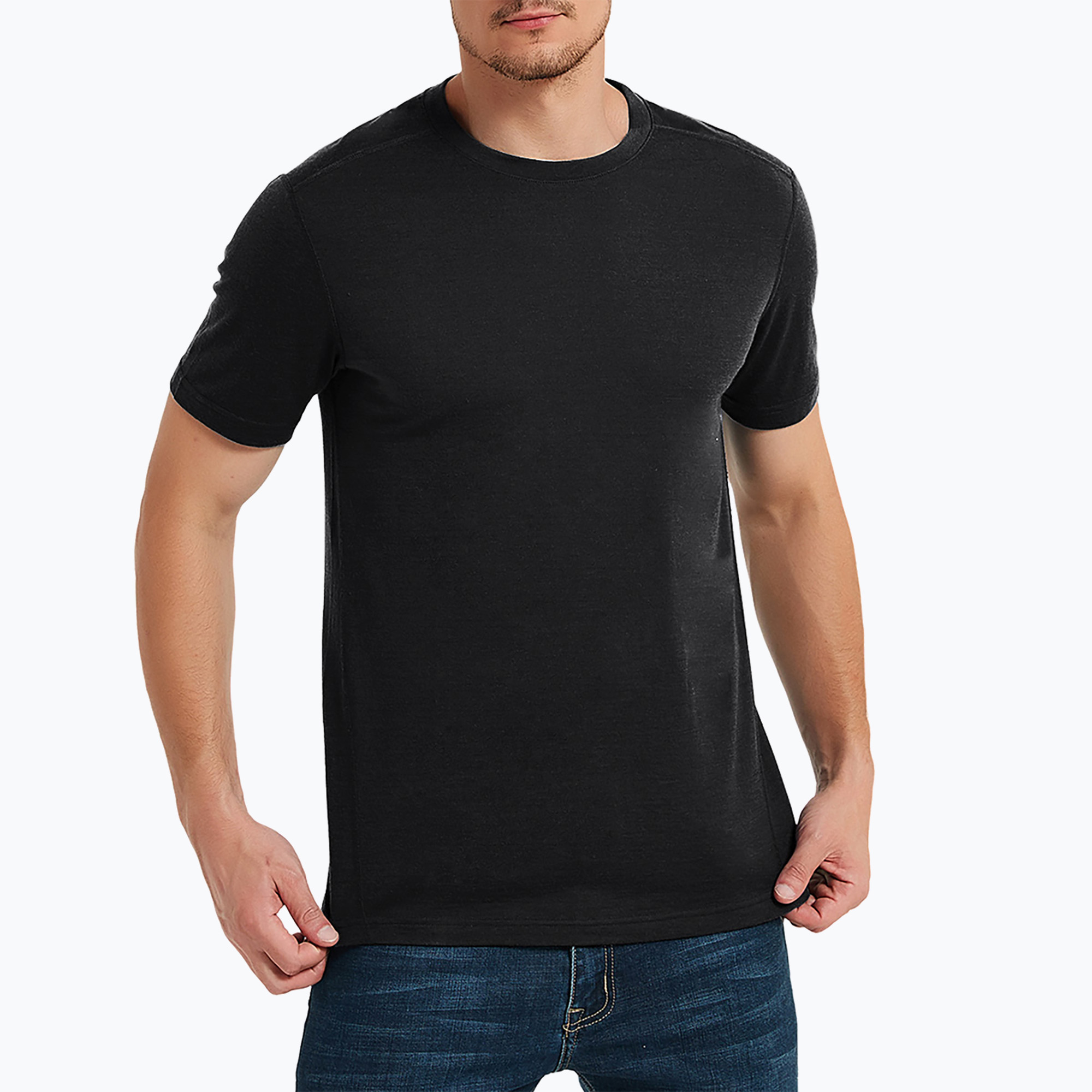 Dámske termo tričko WOOLCANO Merino TEE0547 black