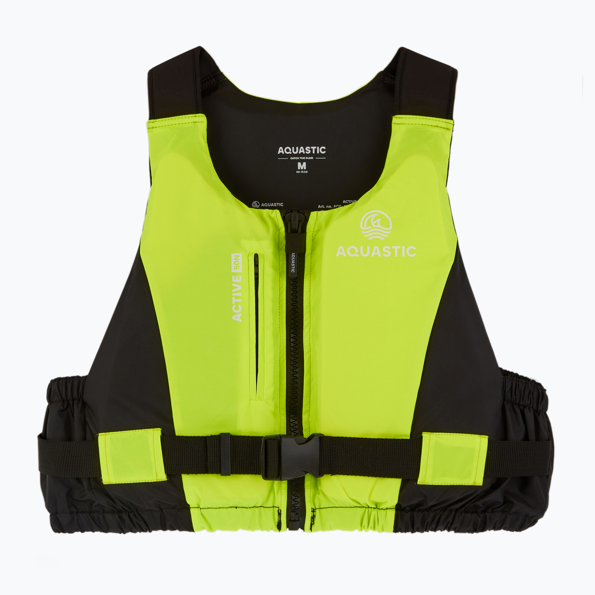 AQUASTIC Active 50N жълта предпазна жилетка