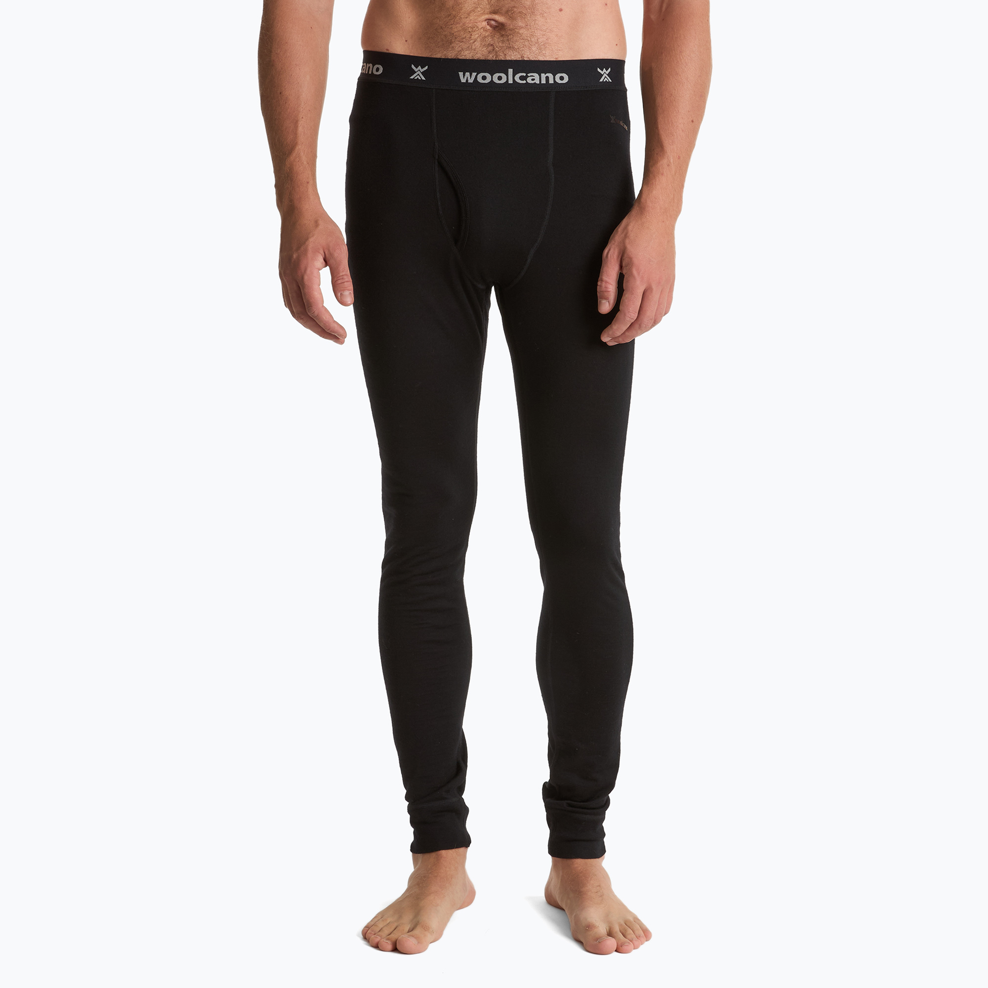 Pánské termo kalhoty WOOLCANO 100% Merion PANT0539 black