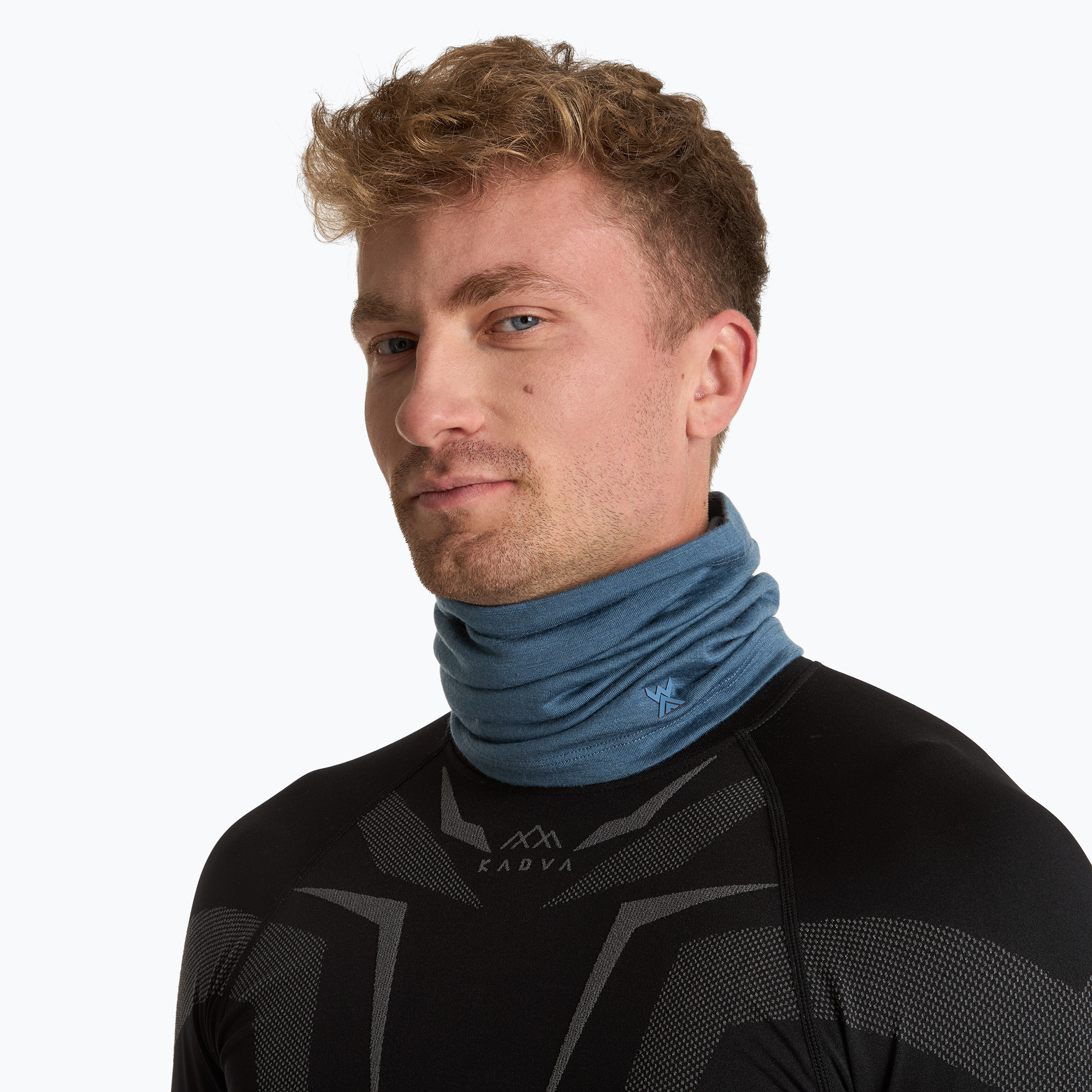 Nákrčník WOOLCANO Merino 100% SPT24-33 blue