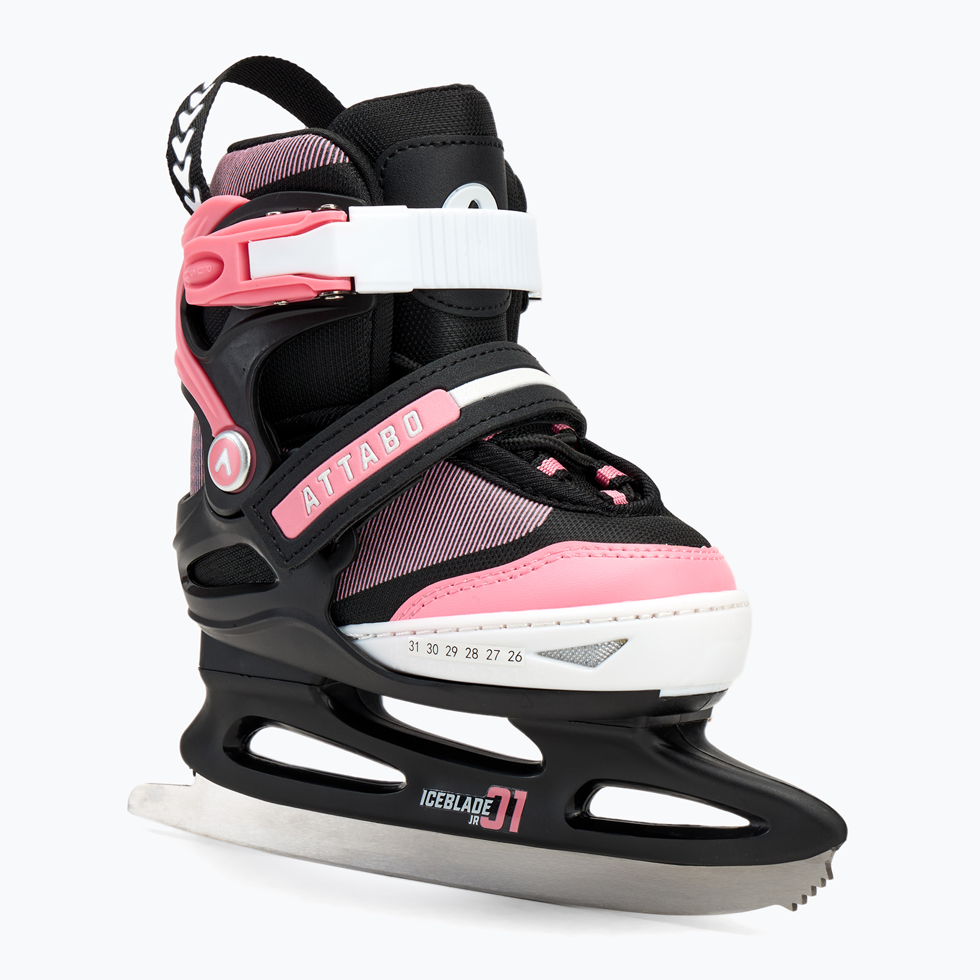 Children's adjustable leisure skates ATTABO Zola pink (31-36)