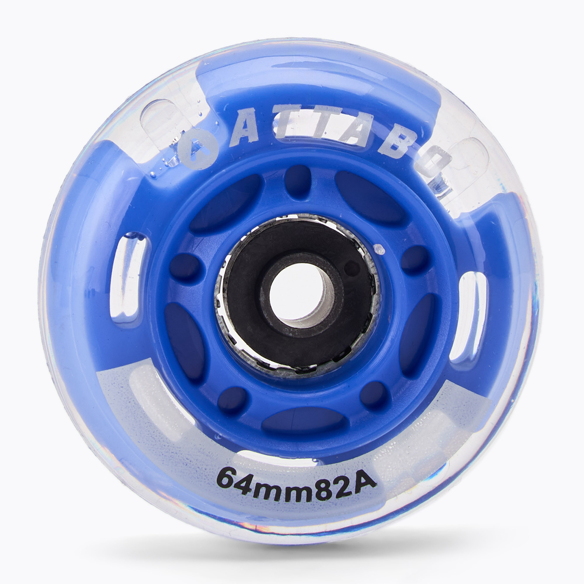Kółka do rolek LED HUMBAKA Flashing Wheels 64 mm 4 szt. biały 