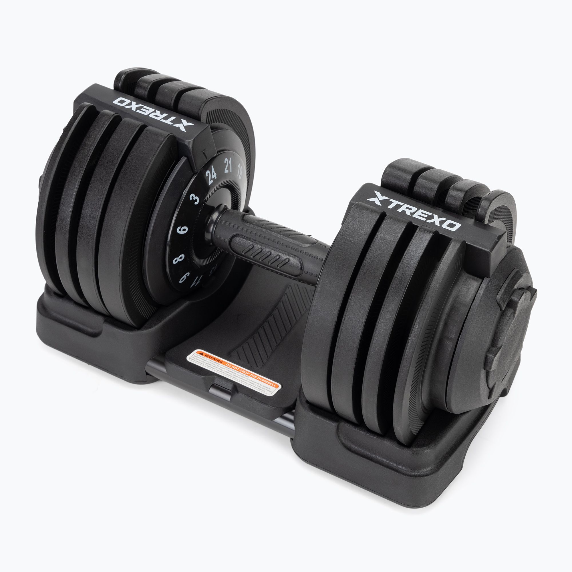 Nastaviteľná činka TREXO TXO-B4W002 24 kg čierna (TXO-B4W002-B)