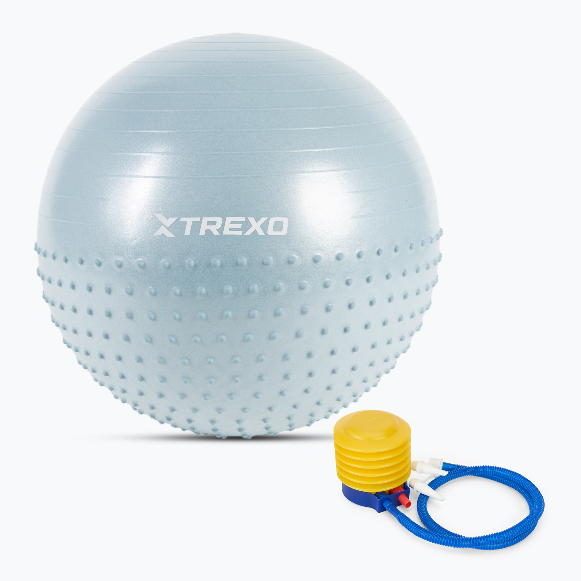 Minge de gimnastică pentru masaj TREXO TXO-B4Z021-BL 65 cm albastru (TXO-B4Z021-BL)