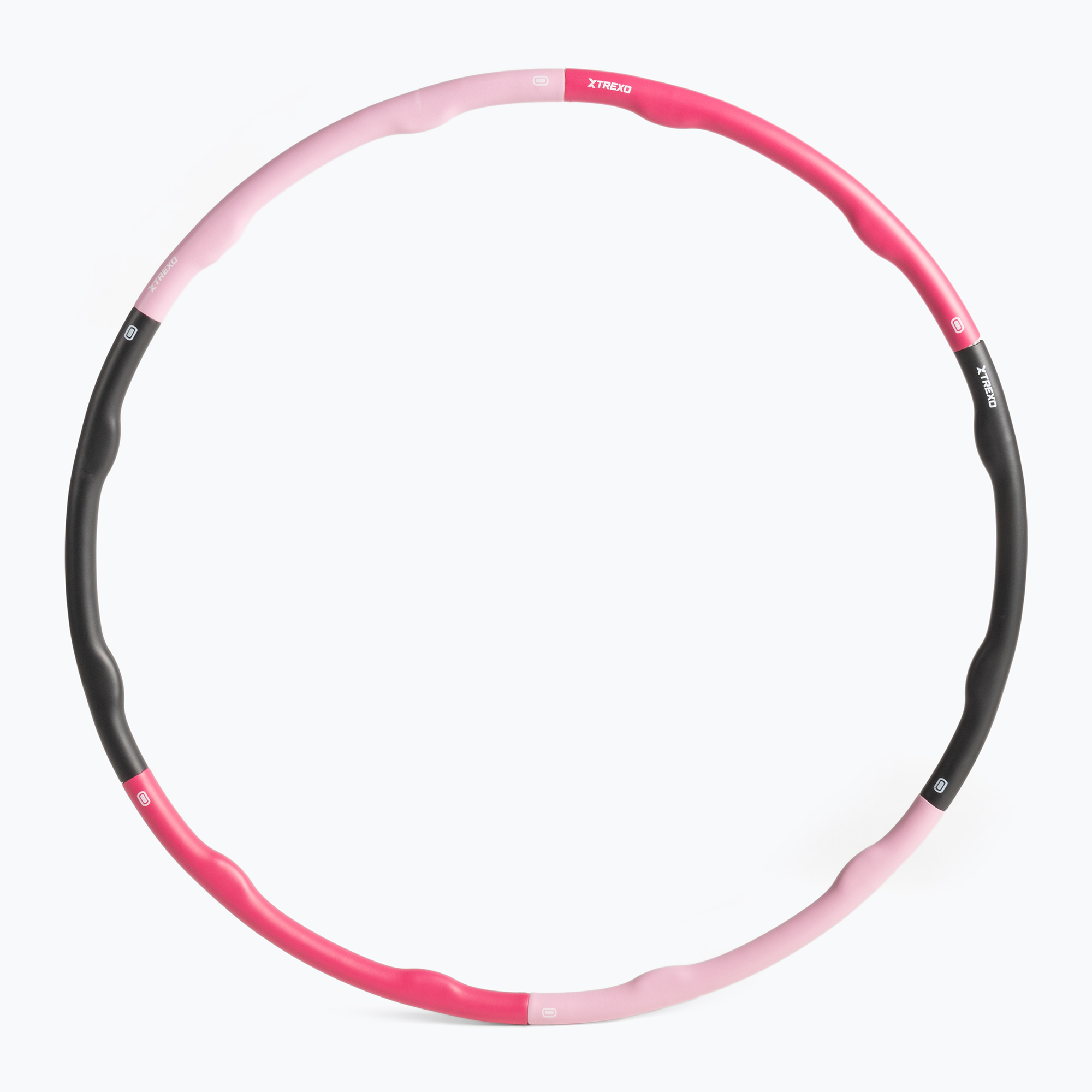TREXO hula hoop massaggiante TXO-B4Z035-PK rosa (100 cm) (TXO-B4Z035-PK)