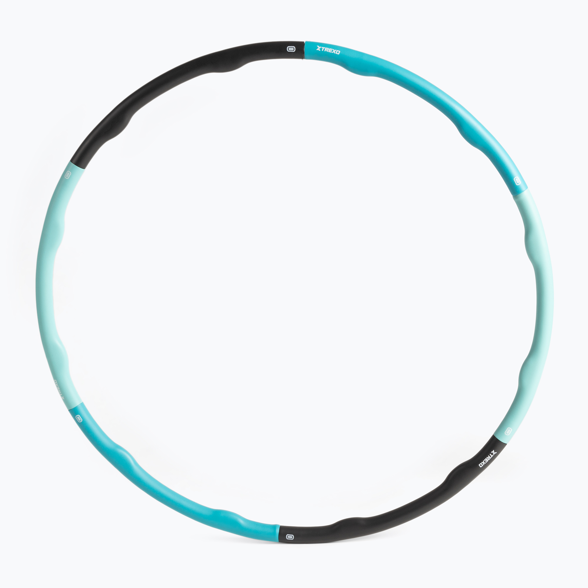 TREXO TXO-B4Z035-GN turquoise massaging hula hoop (100 cm)