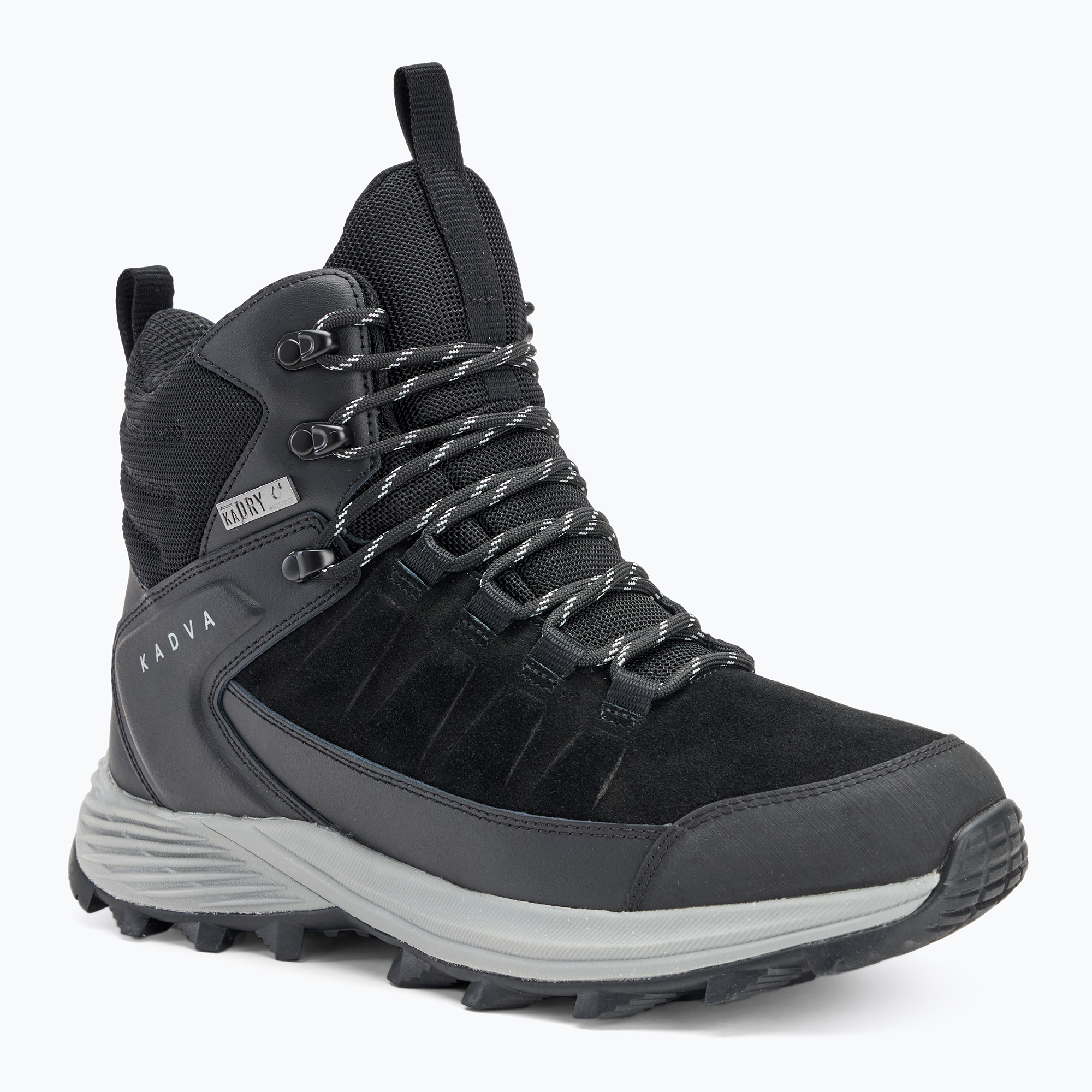 Buty trekkingowe męskie KADVA Ascent Mid WaterProof czarny 