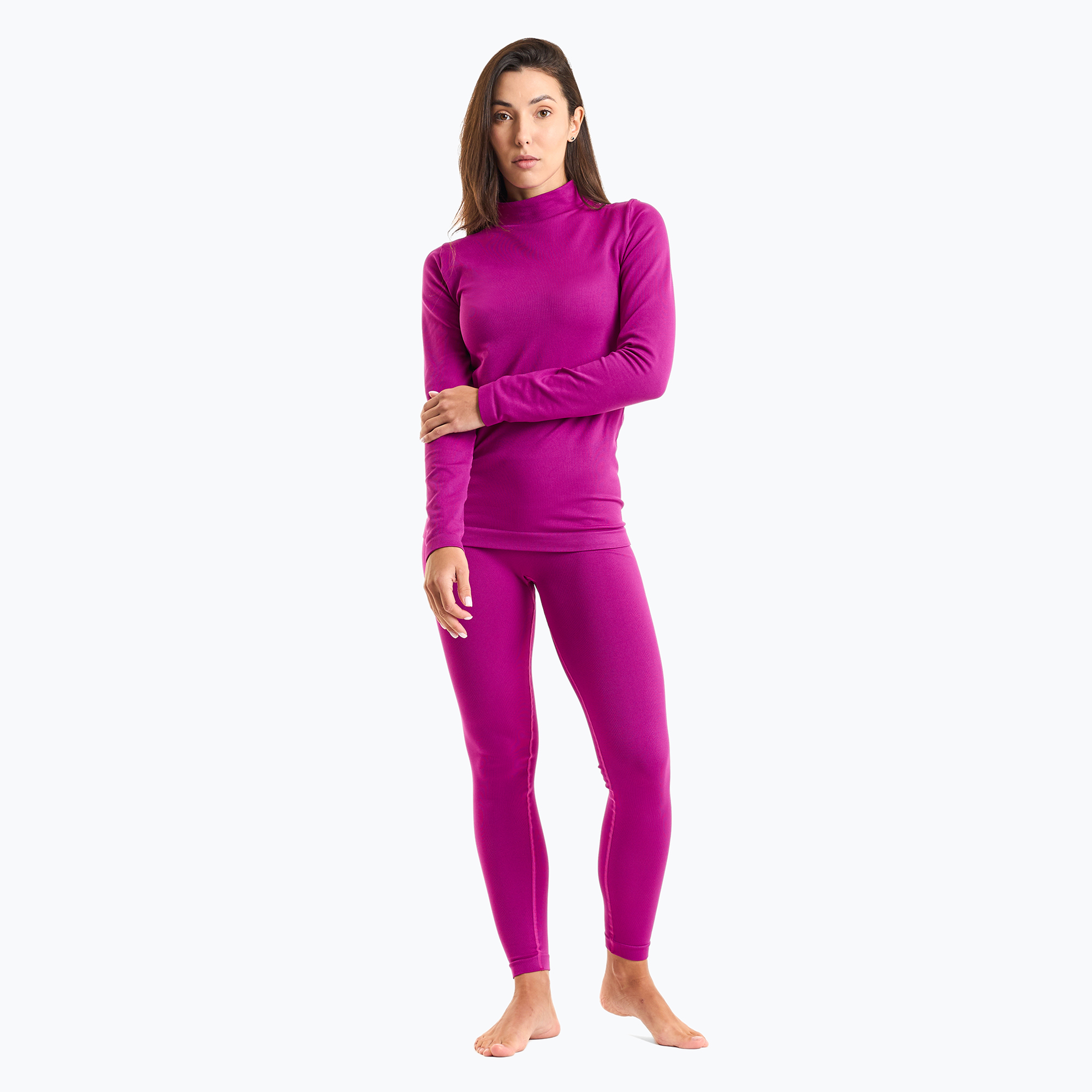 Dámska súprava termoprádla KADVA Glacier W Set fuchsia (Glacier W Set KDV-B4AP016-BLK)