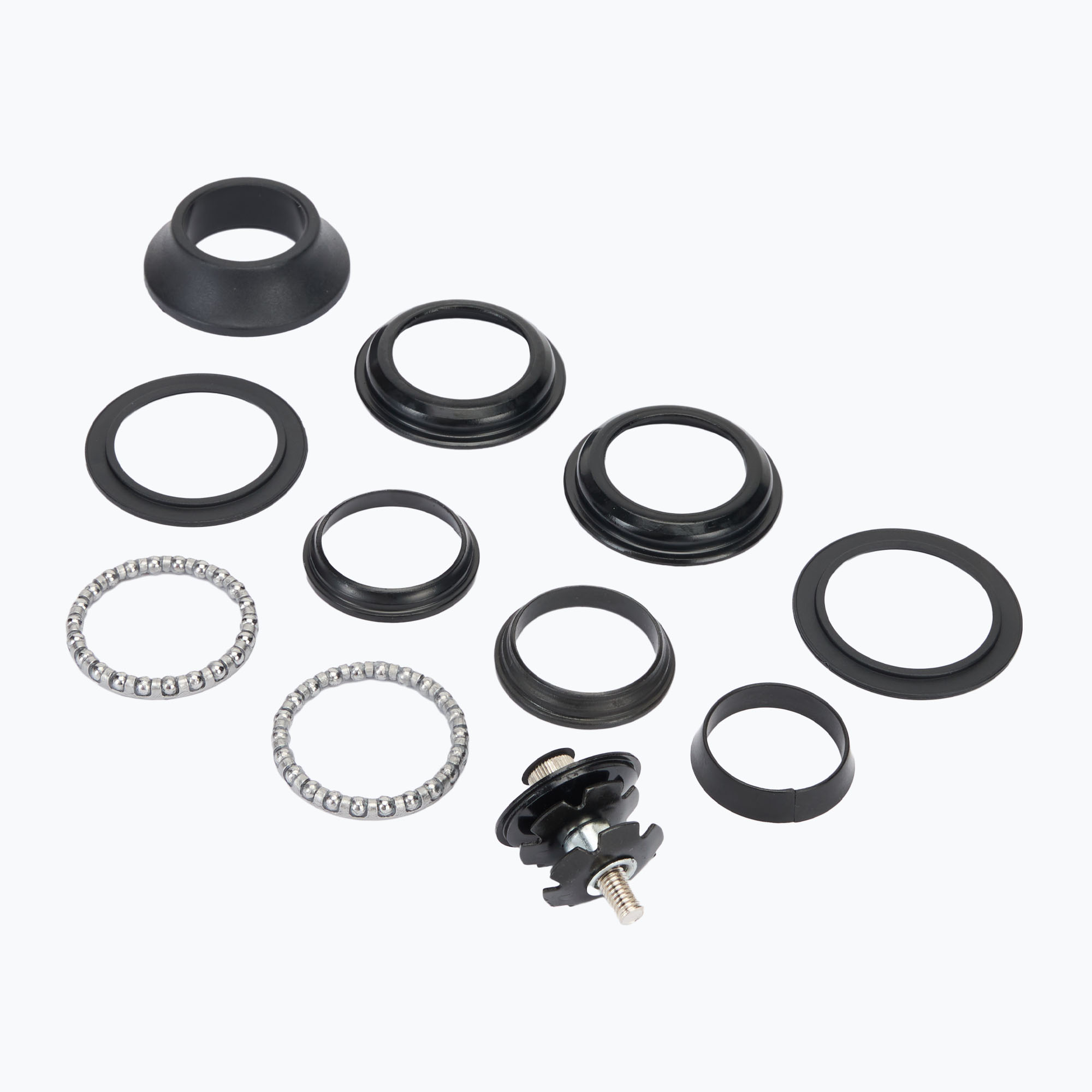 Чашки за конусен стержен за велосипед ATTABO ALPE 3.0 H115MP черни