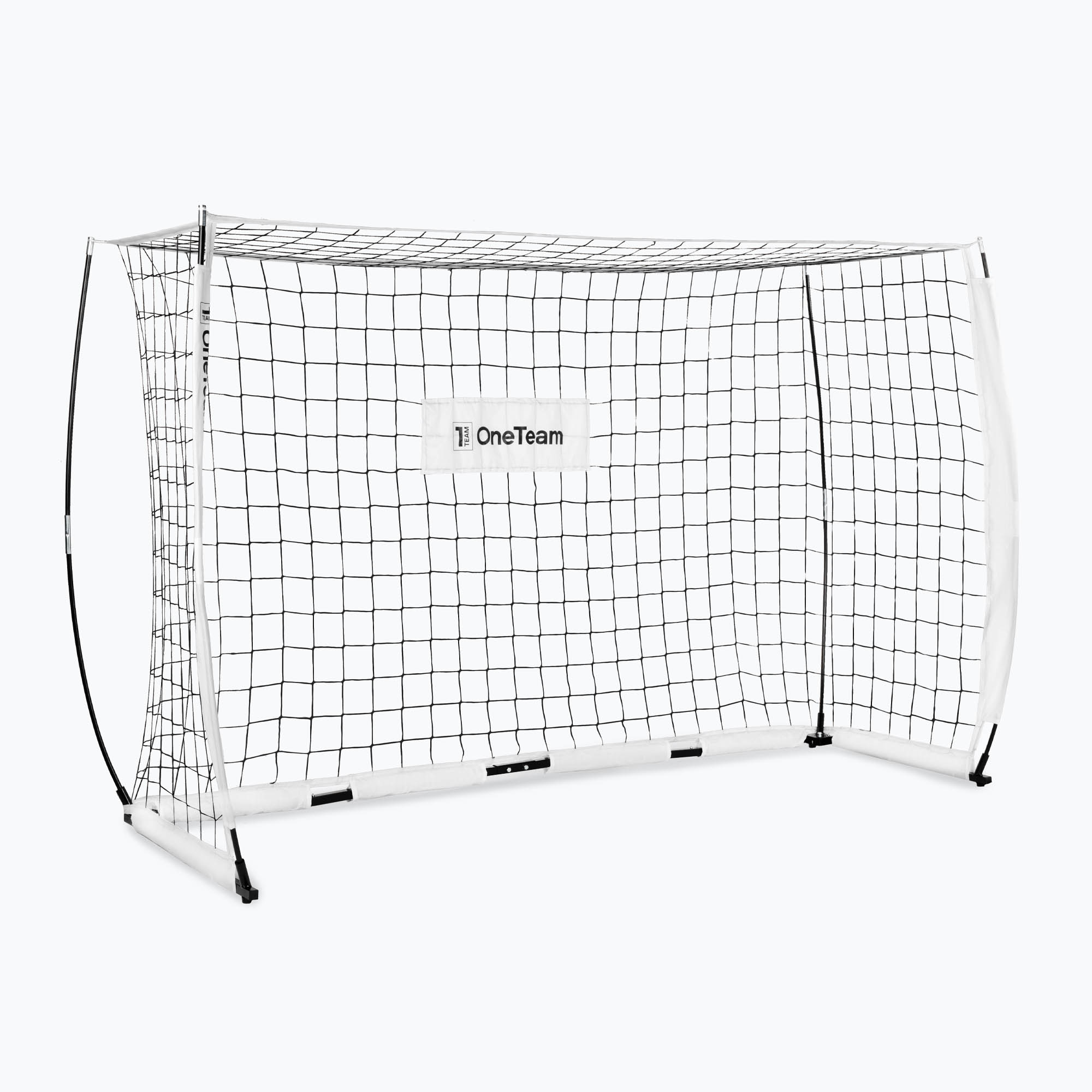 Bramka do piłki nożnej OneTeam Flex Square OT-B4W003 240 x 150 cm biały 