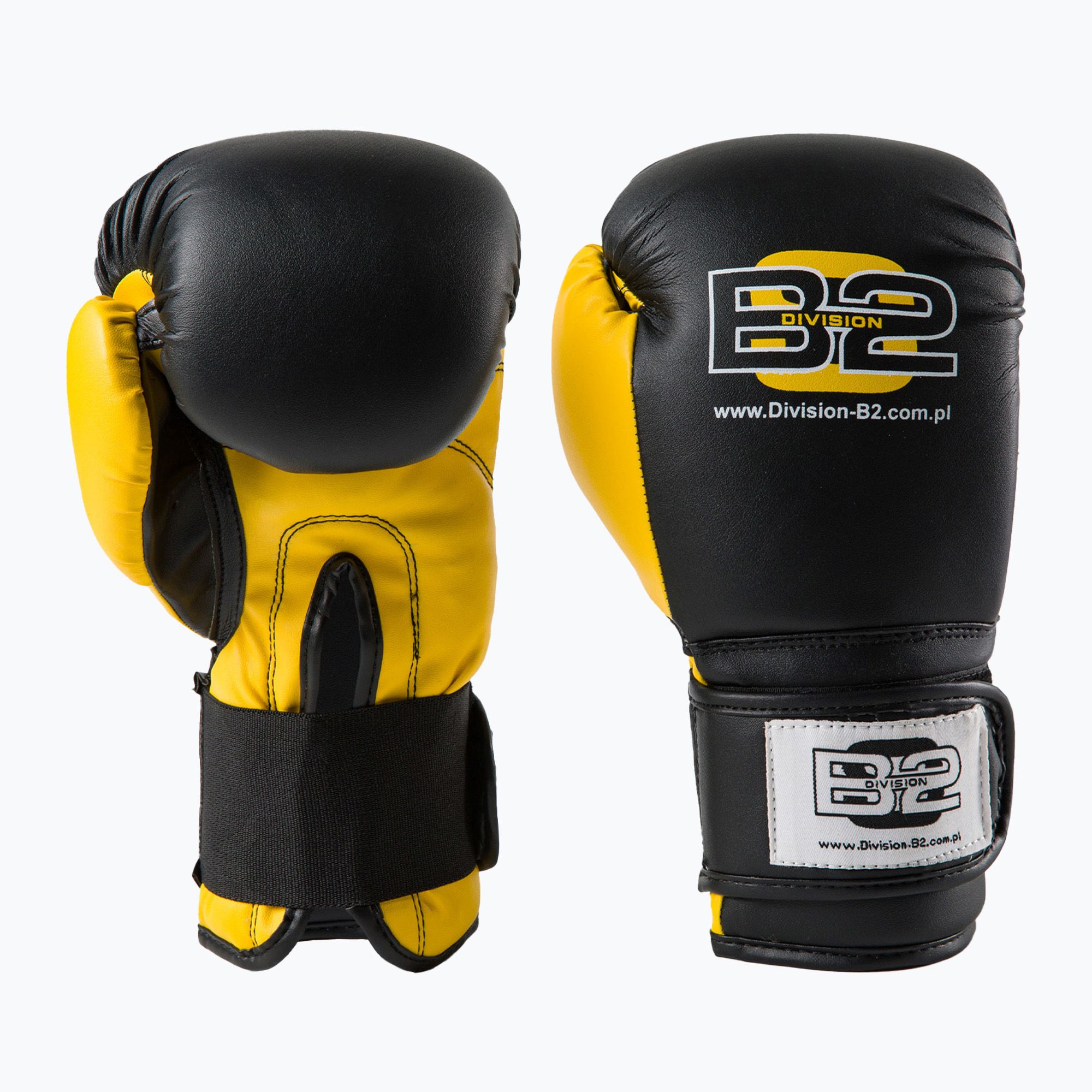 Boxerské rukavice Division B-2 čierno-žlté DIV-TG01 (DIV-TG01)
