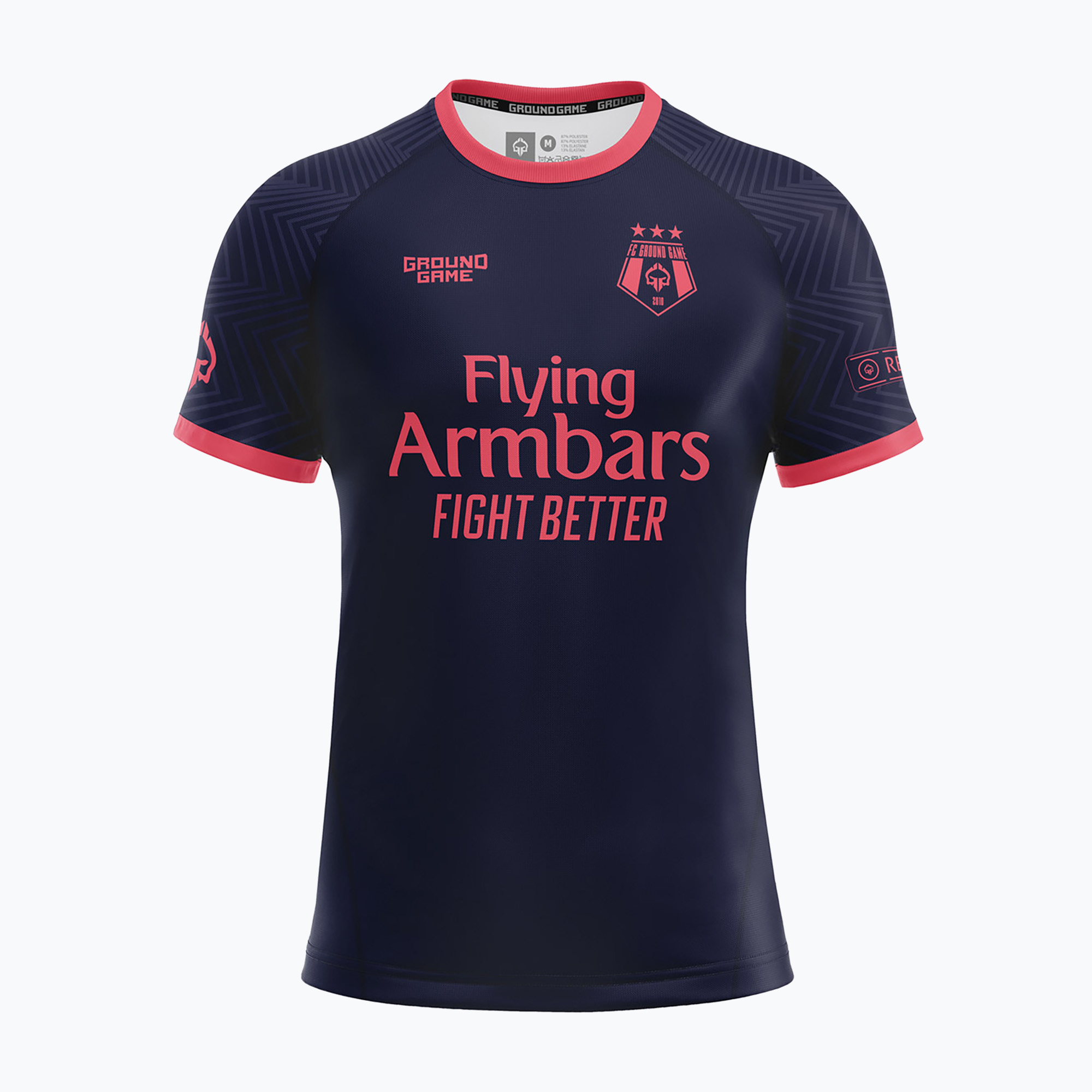 Rashguard Ground Game FC Armbar granatowy 