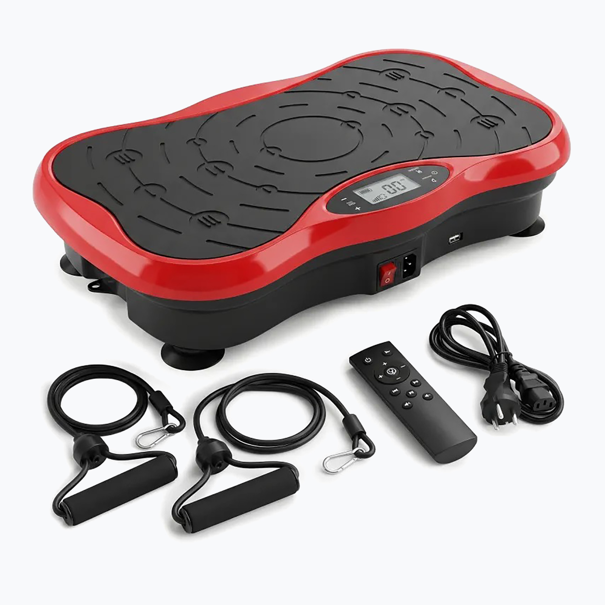 Вибрационна платформа Extralink Moonwalk Spin Move black/red