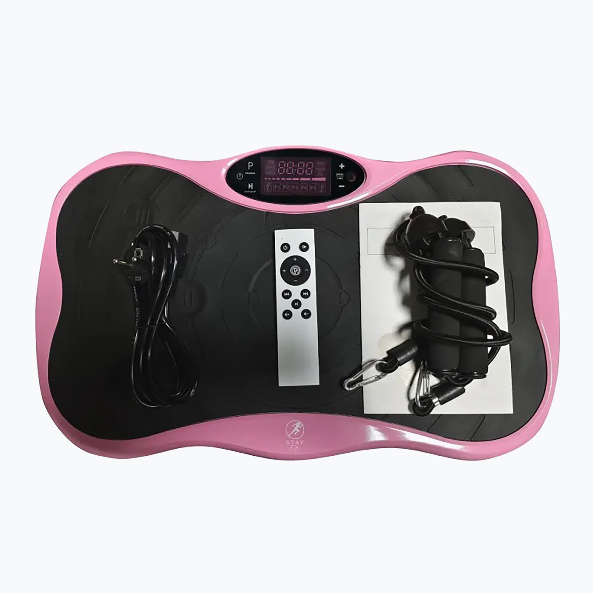 Вибрационна платформа Extralink Moonwalk Spin Move black/pink