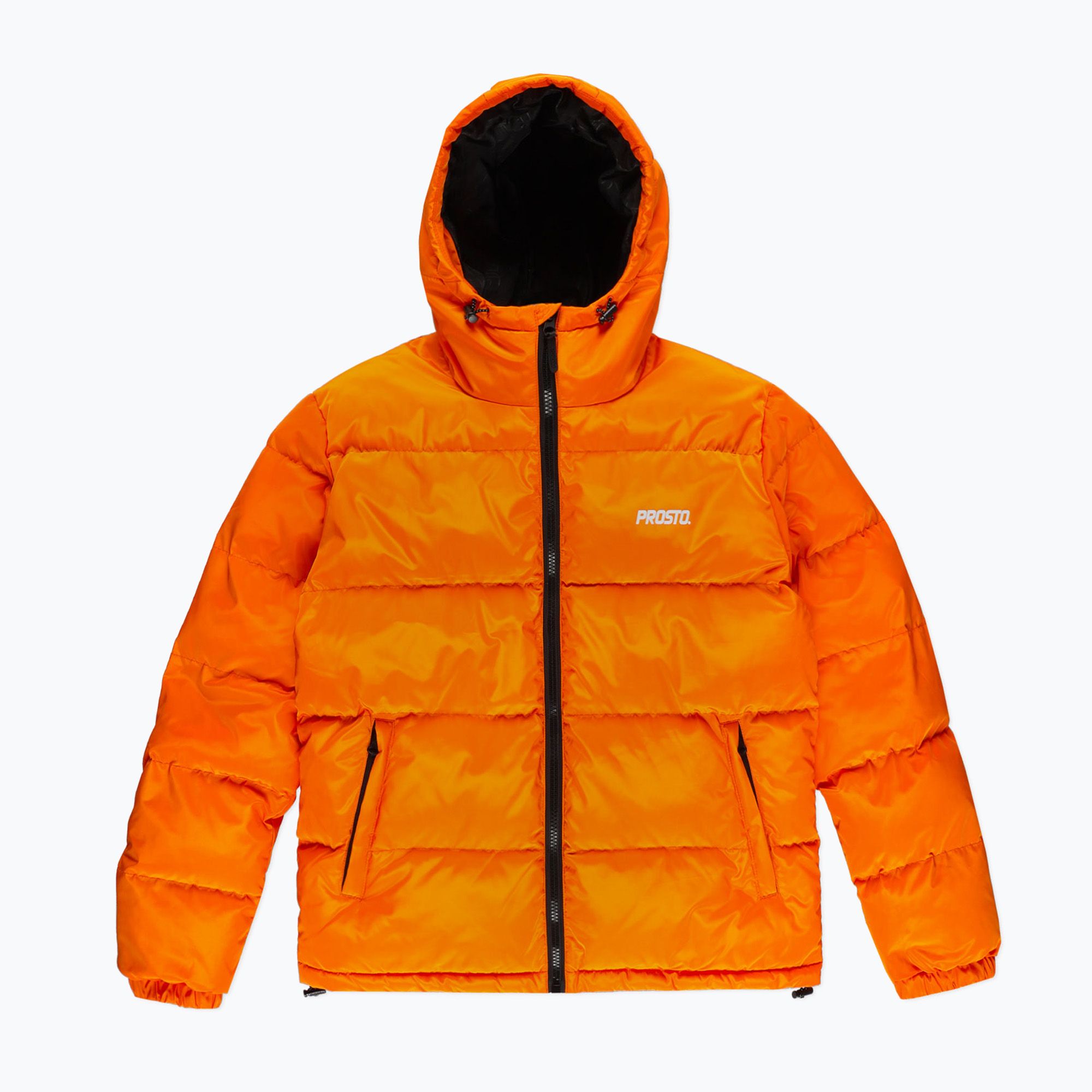 PROSTO men's winter jacket Winter Adament orange (L)