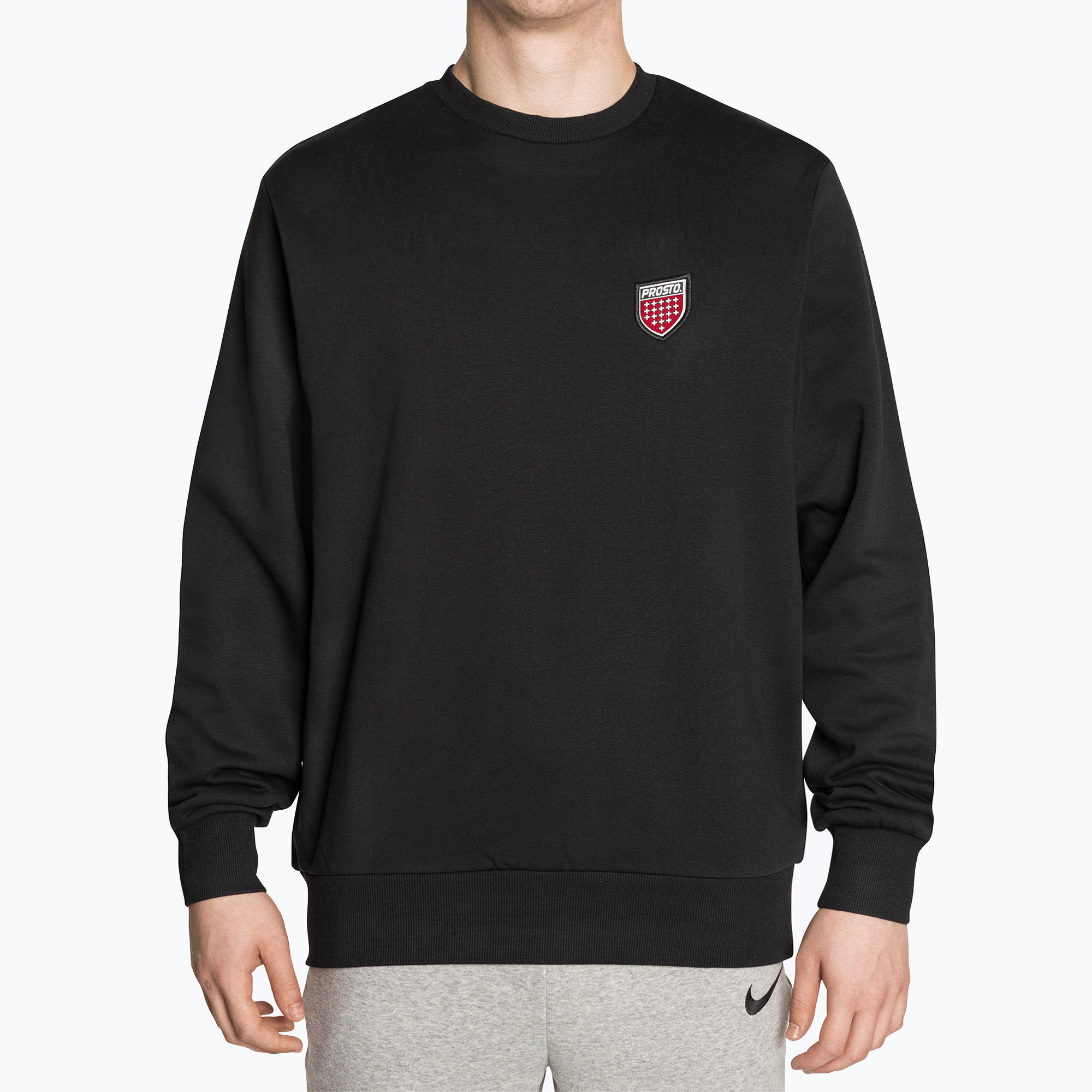 Bluza męska PROSTO Crewneck Bazy black 