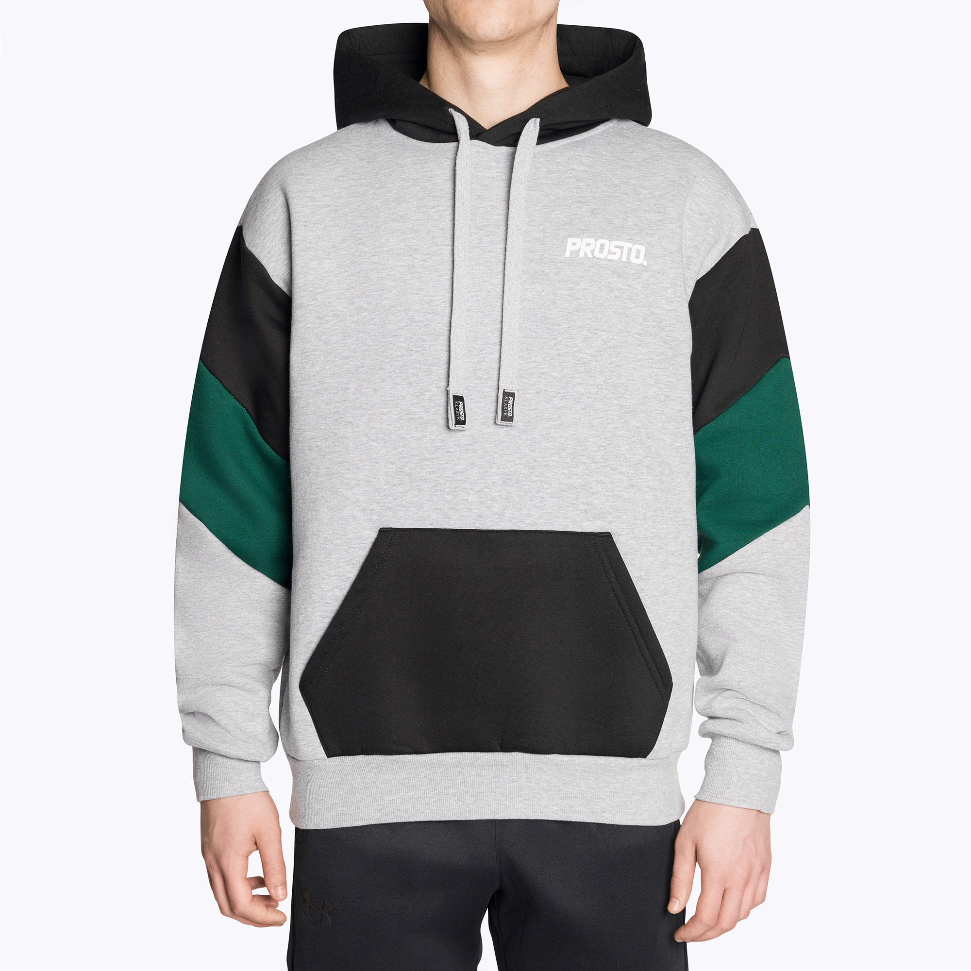 Bluza męska PROSTO Hoodie Haxle gray 