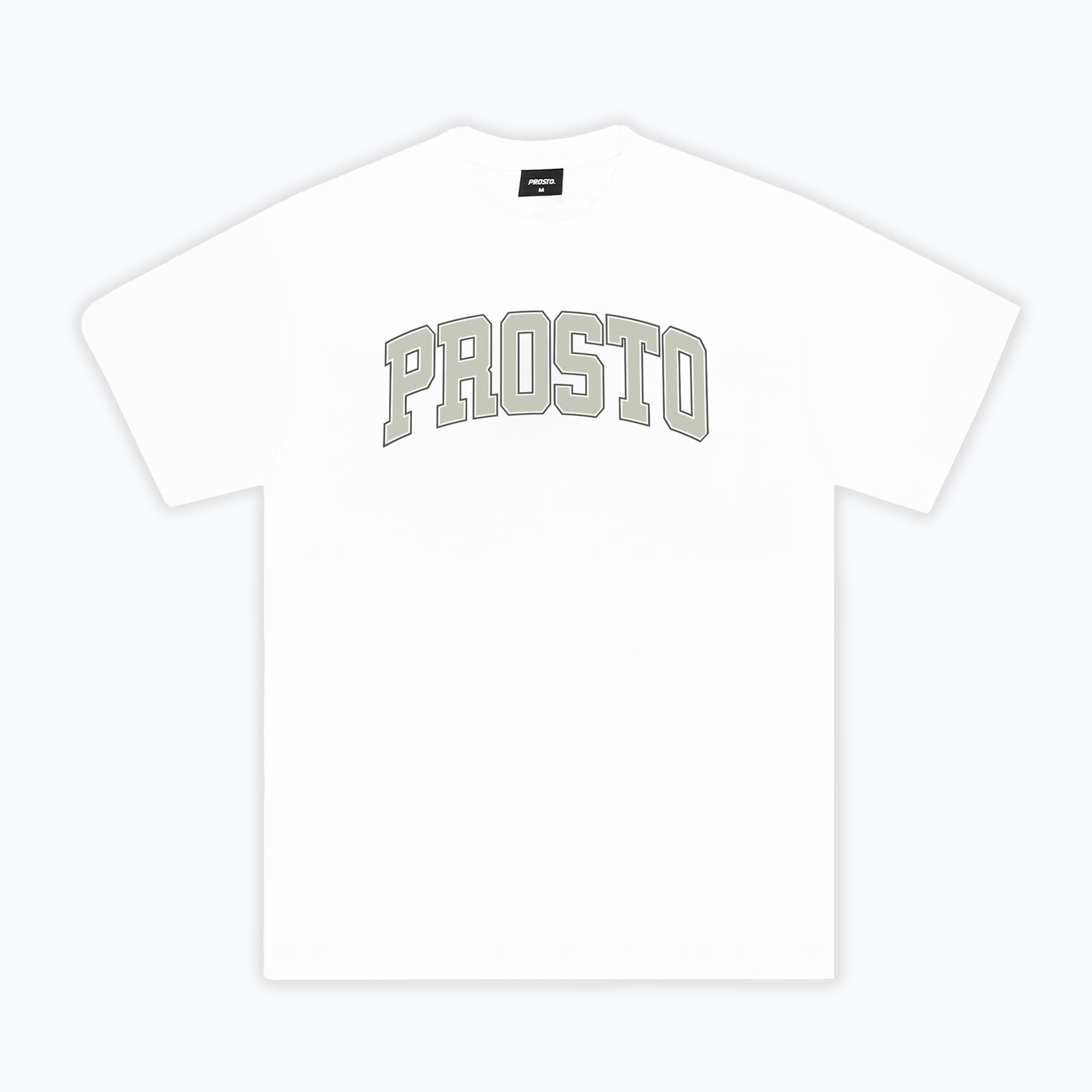 Мъжка тениска PROSTO College бяла