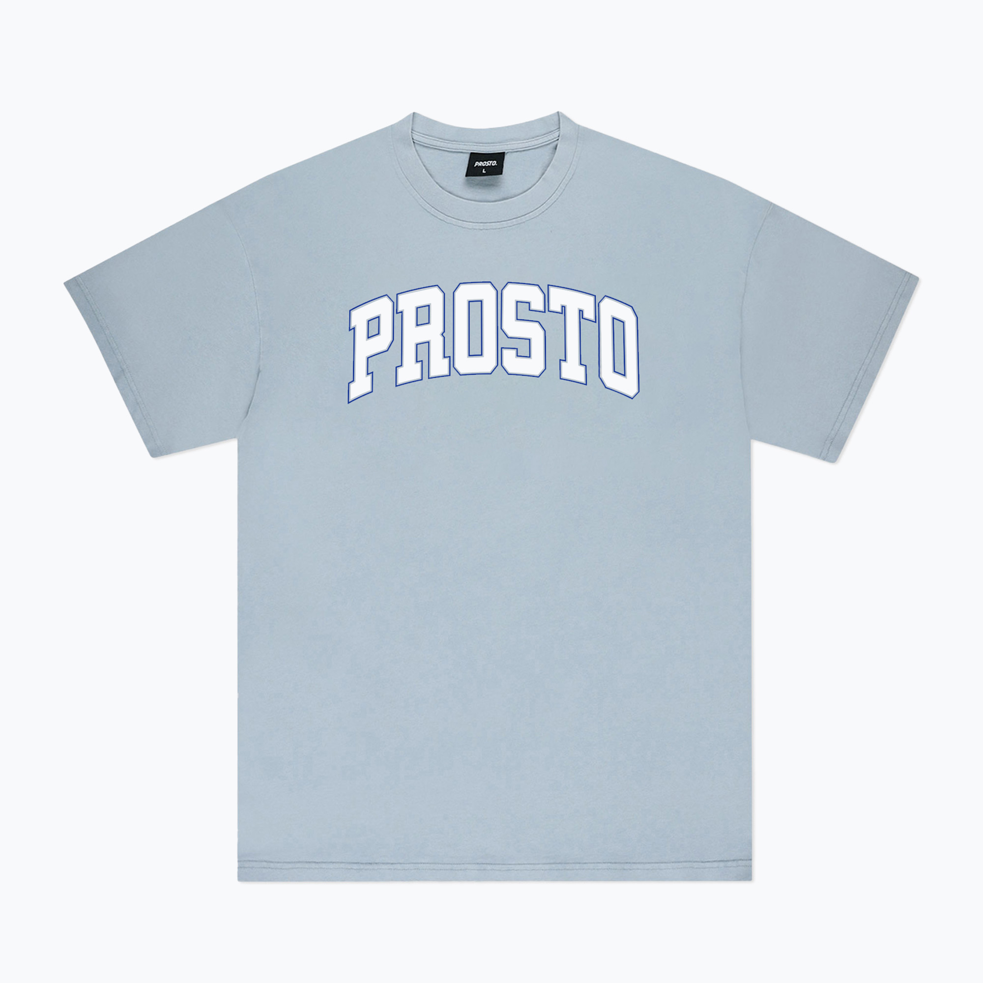 PROSTO College мъжка тениска светлосиня