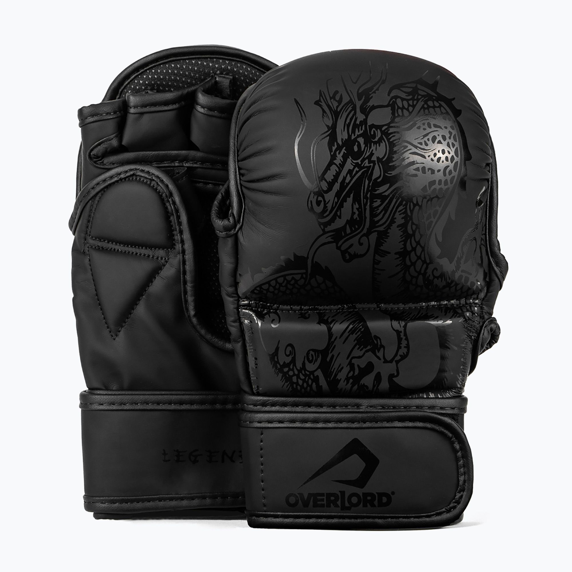 Rękawice grapplingowe Overlord MMA Legend czarny 